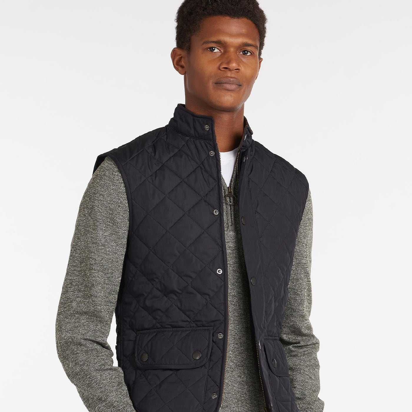 Barbour Lowerdale Gile Navy#Color_Navy