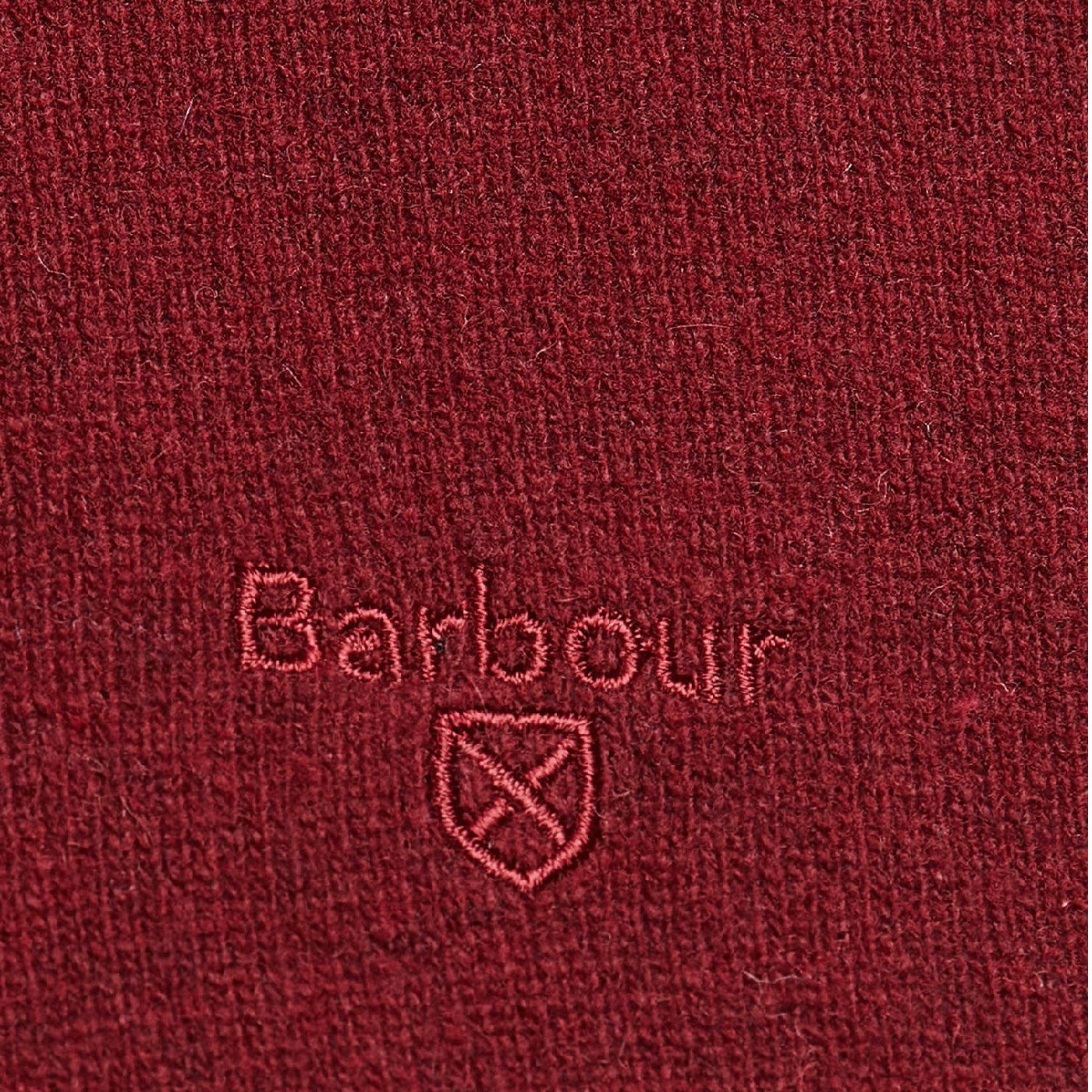 Barbour Ess Lwool Crew Ruby#Color_Ruby