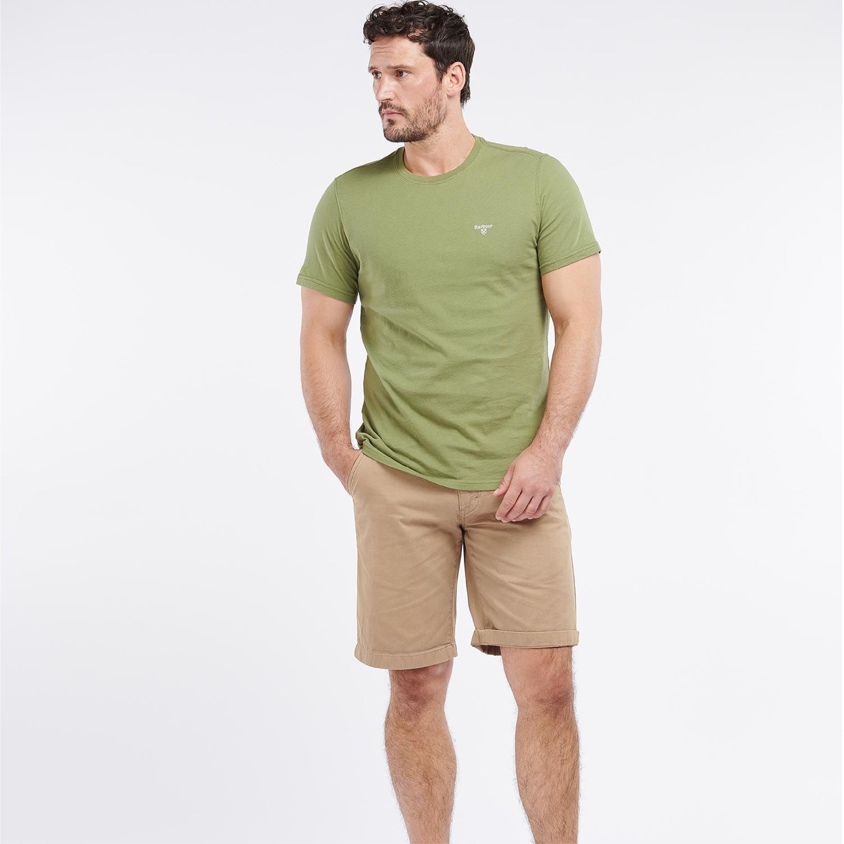 Essential Sports T-Shirt Mid Olive#Color_Mid Olive