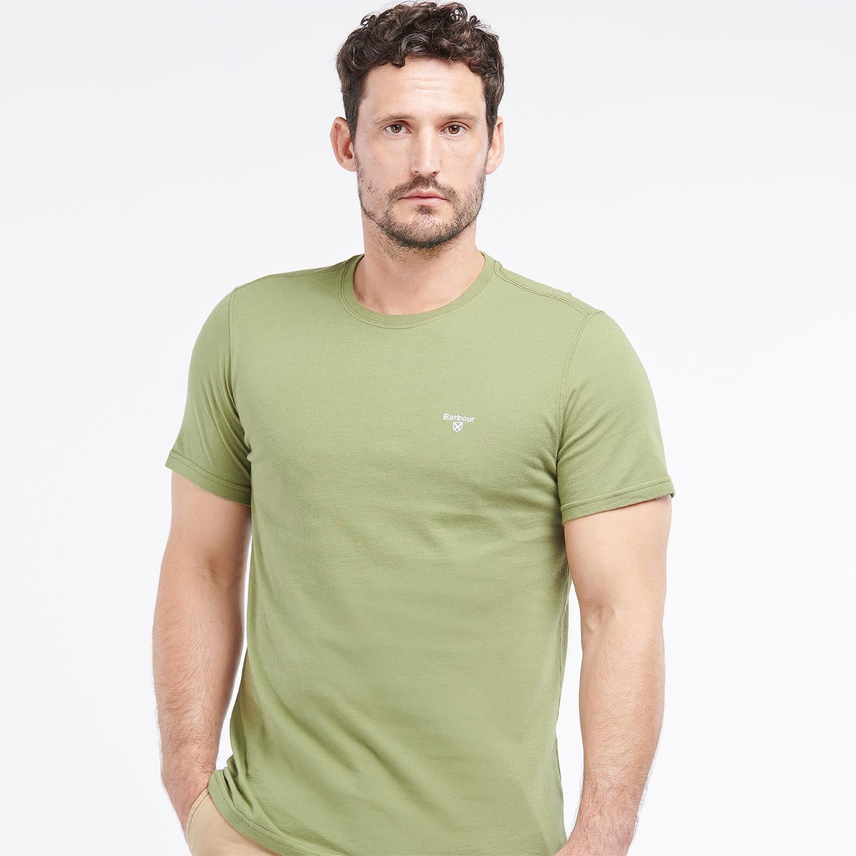 Essential Sports T-Shirt Mid Olive#Color_Mid Olive