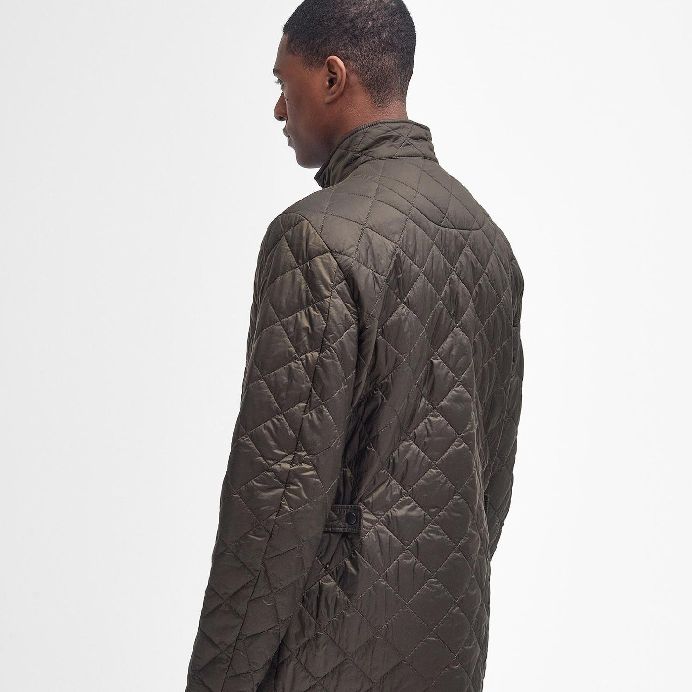 Barbour Flyweight Chelsea Quilt Olive#Color_Olive