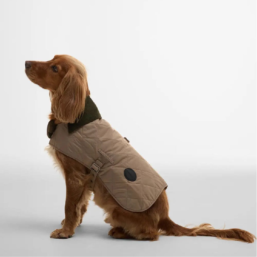 Quilted Dog Coat Sand Dune#Color_Sand Dune