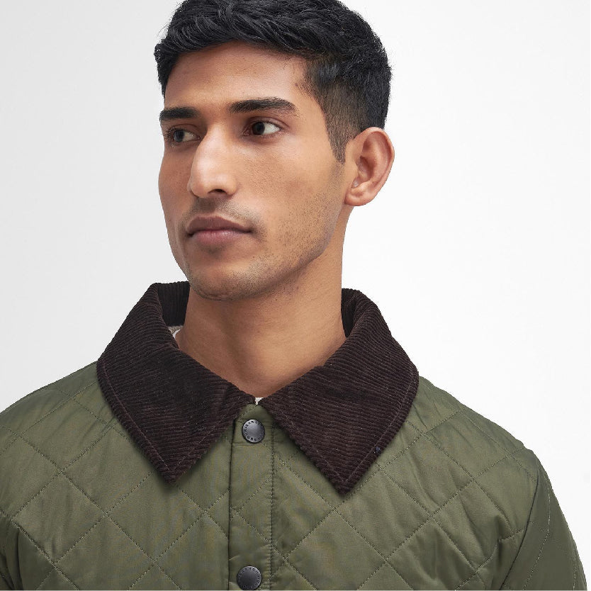 Barbour Heritage Liddesdale Quilted Jacket Olive#Color_Olive