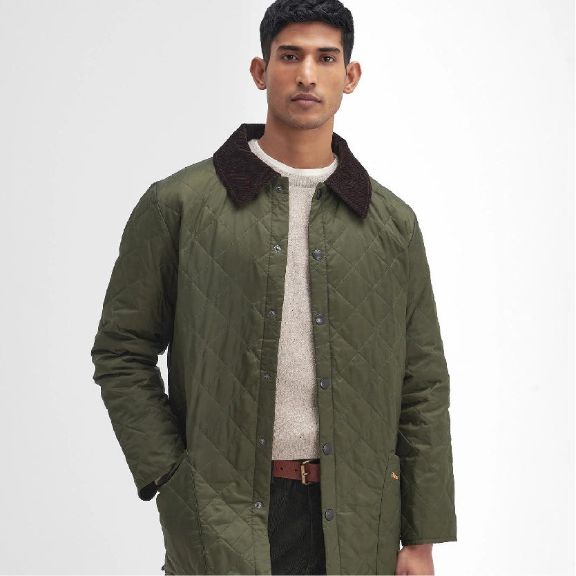 Barbour Heritage Liddesdale Quilted Jacket Olive#Color_Olive