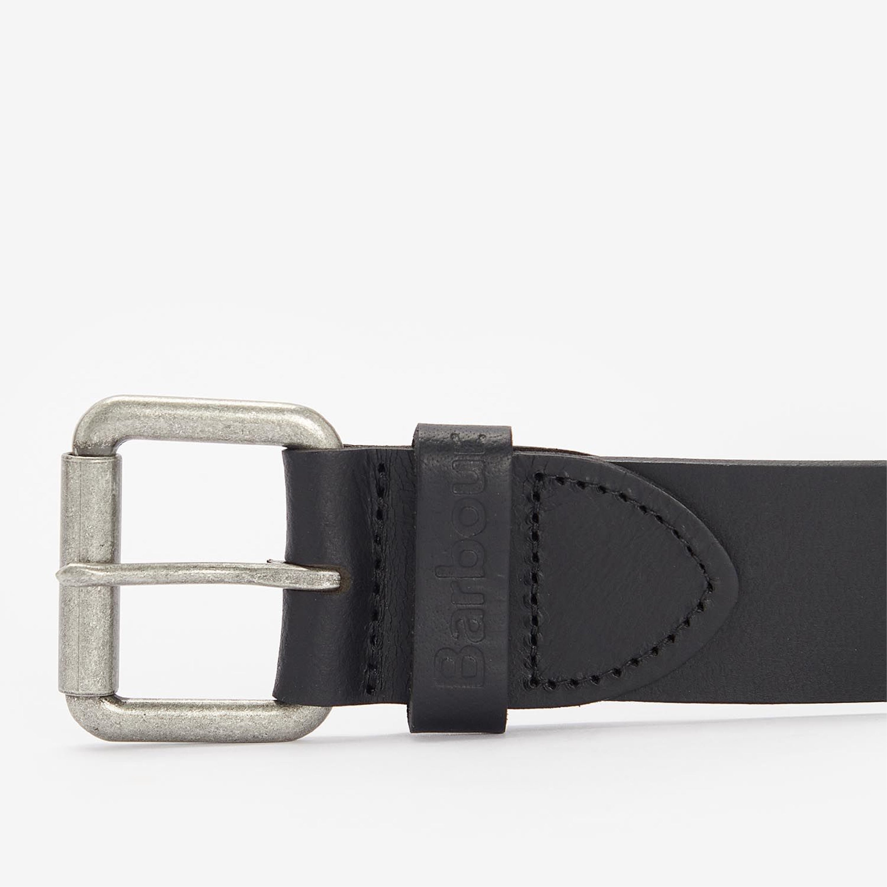Matt Leather Belt Black#Color_Black