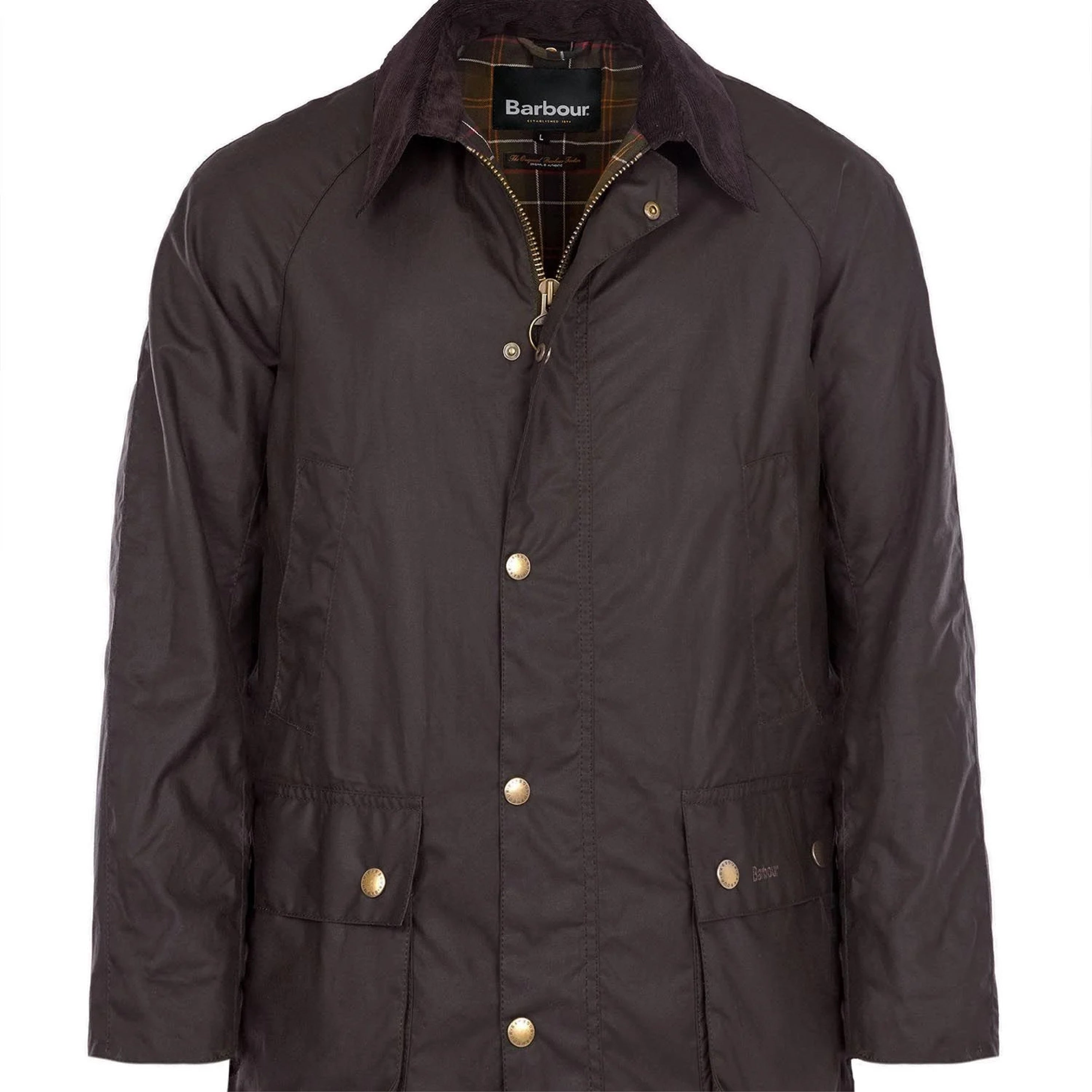 Barbour Ashby Wax Jacket Olive#Color_Olive