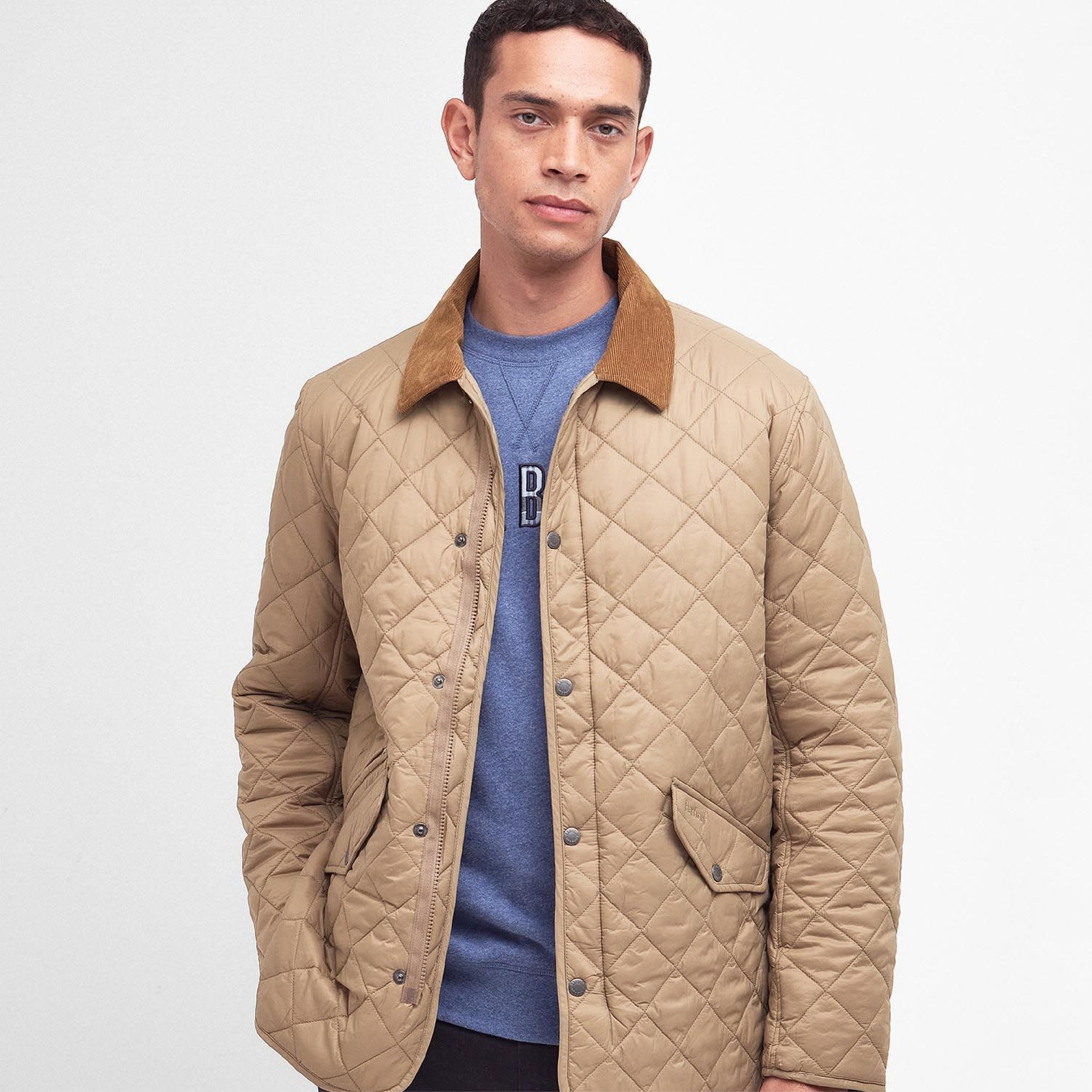 Barbour Modern Chelsea Qult Sand#Color_Sand