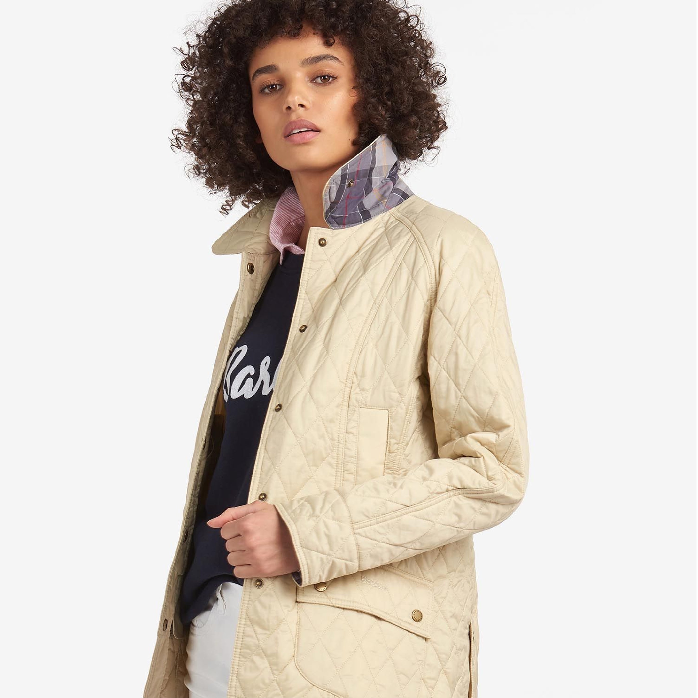 Barbour Beadnell Quilt Pearl#Color_Pearl