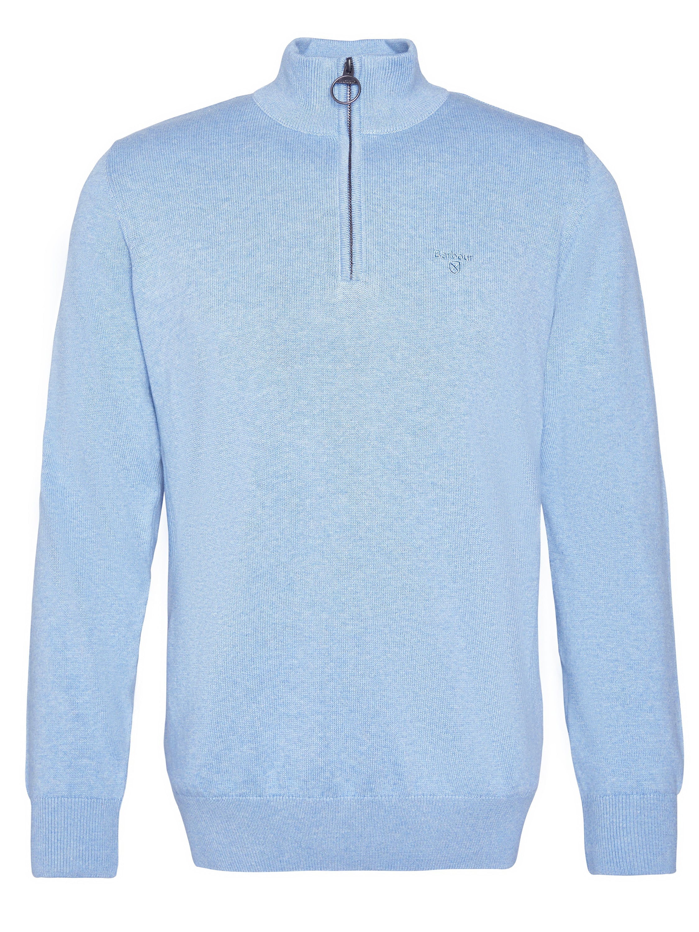 Cotton Quarter-Zip Jumper