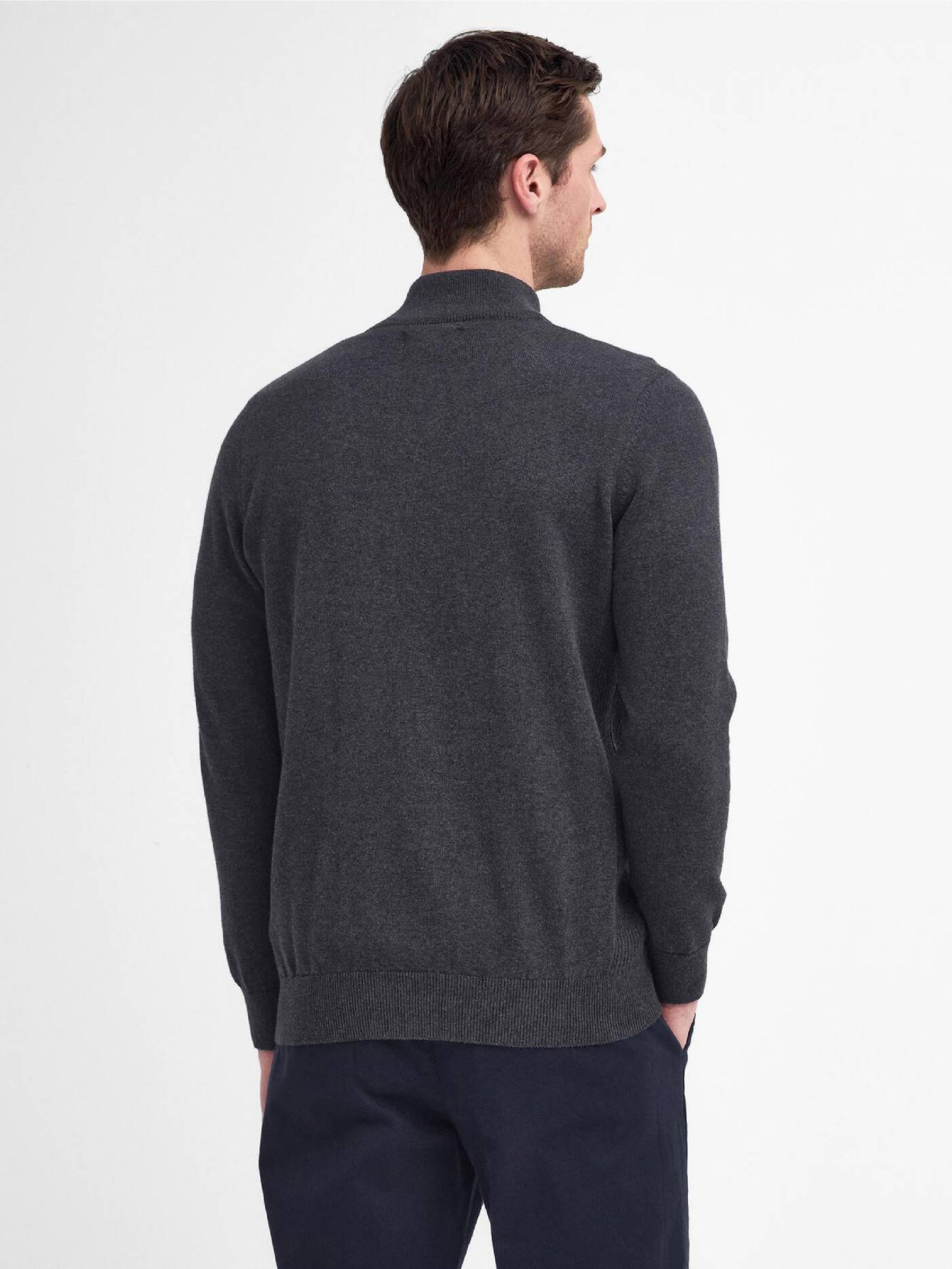 Cotton Quarter-Zip Jumper