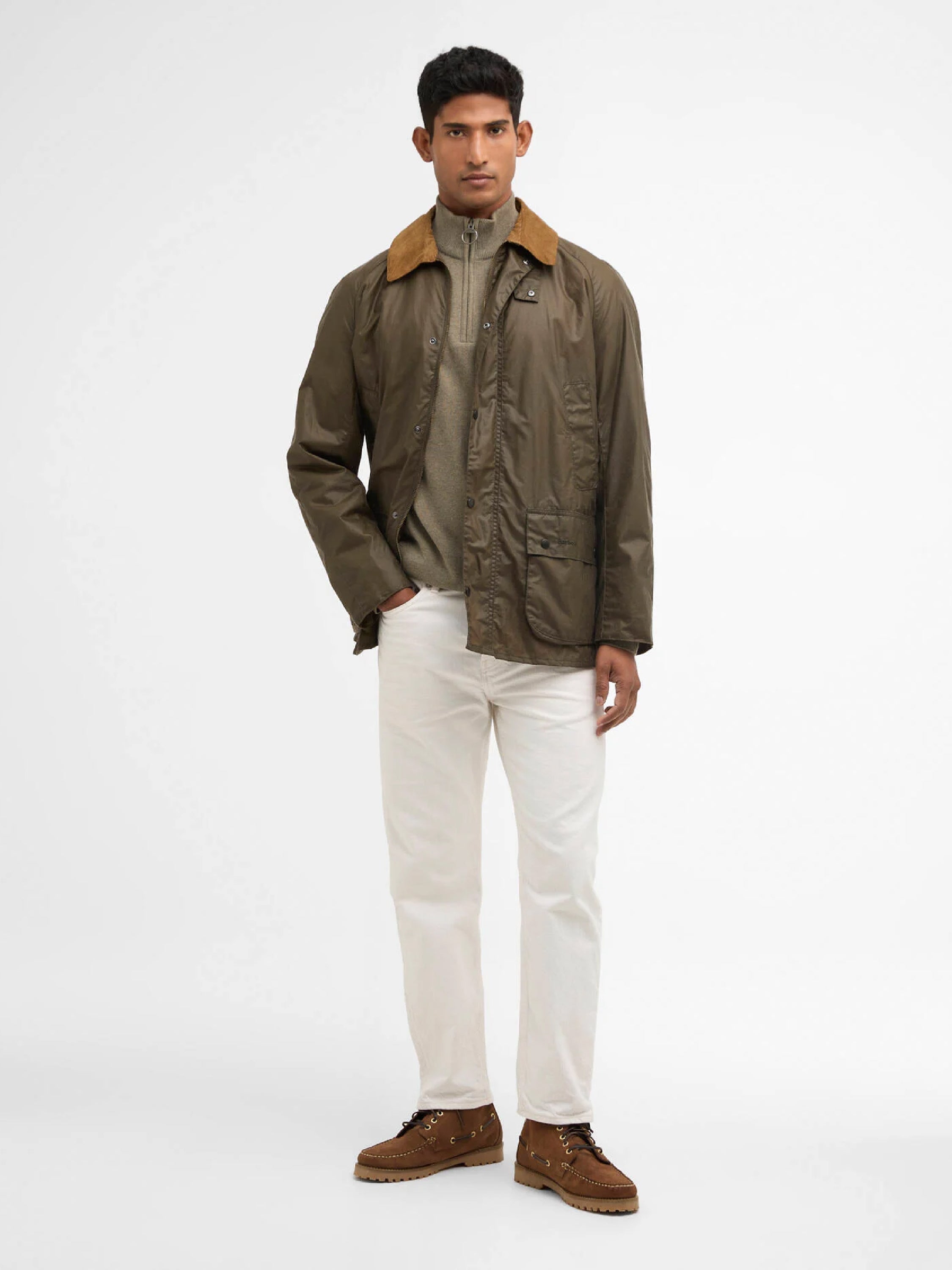 Lightweight Ashby Waxed Jacket Beech#Color_Beech