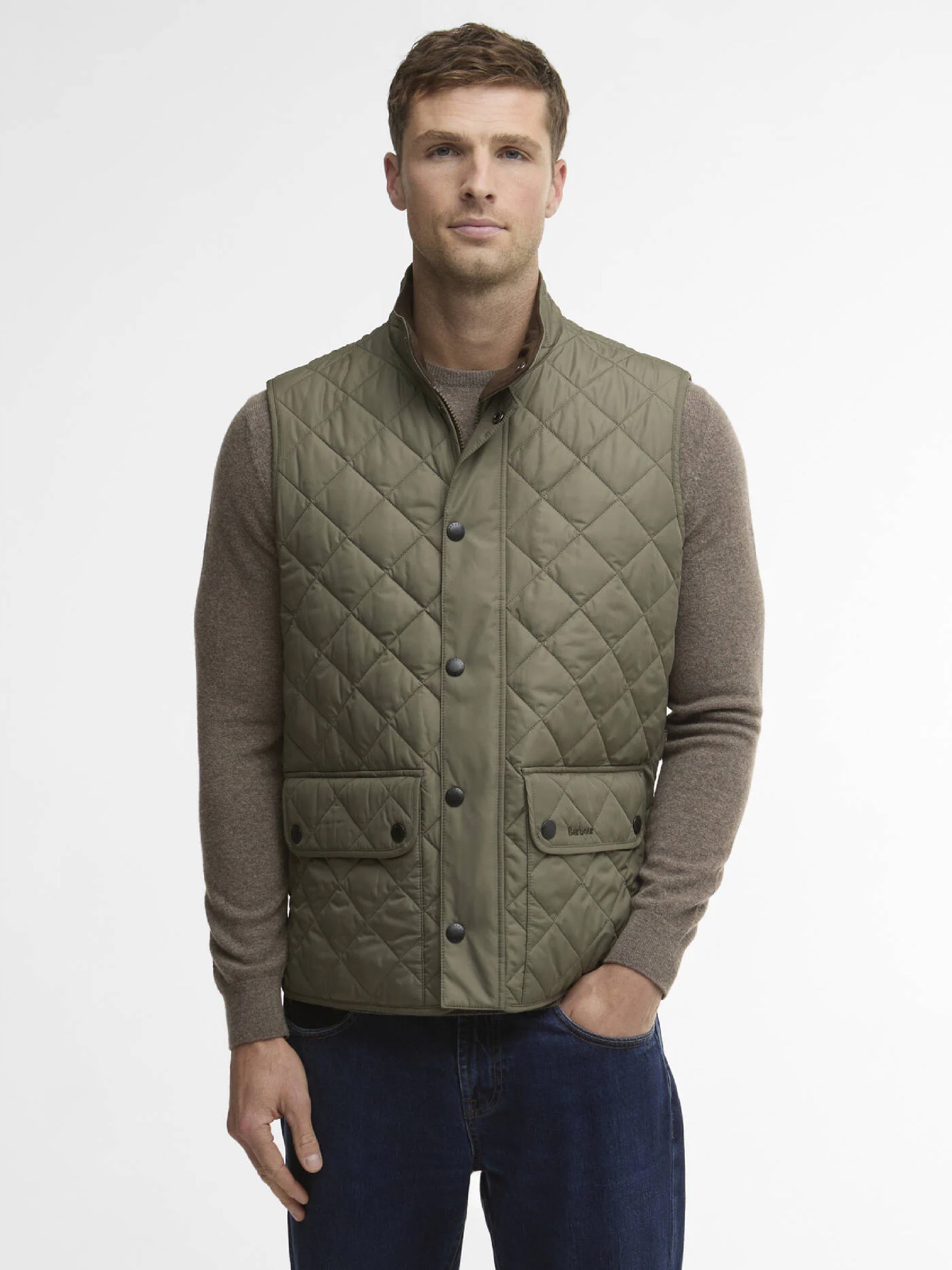Barbour Lowerdale Gile Dusty Olive#Color_Dusty Olive