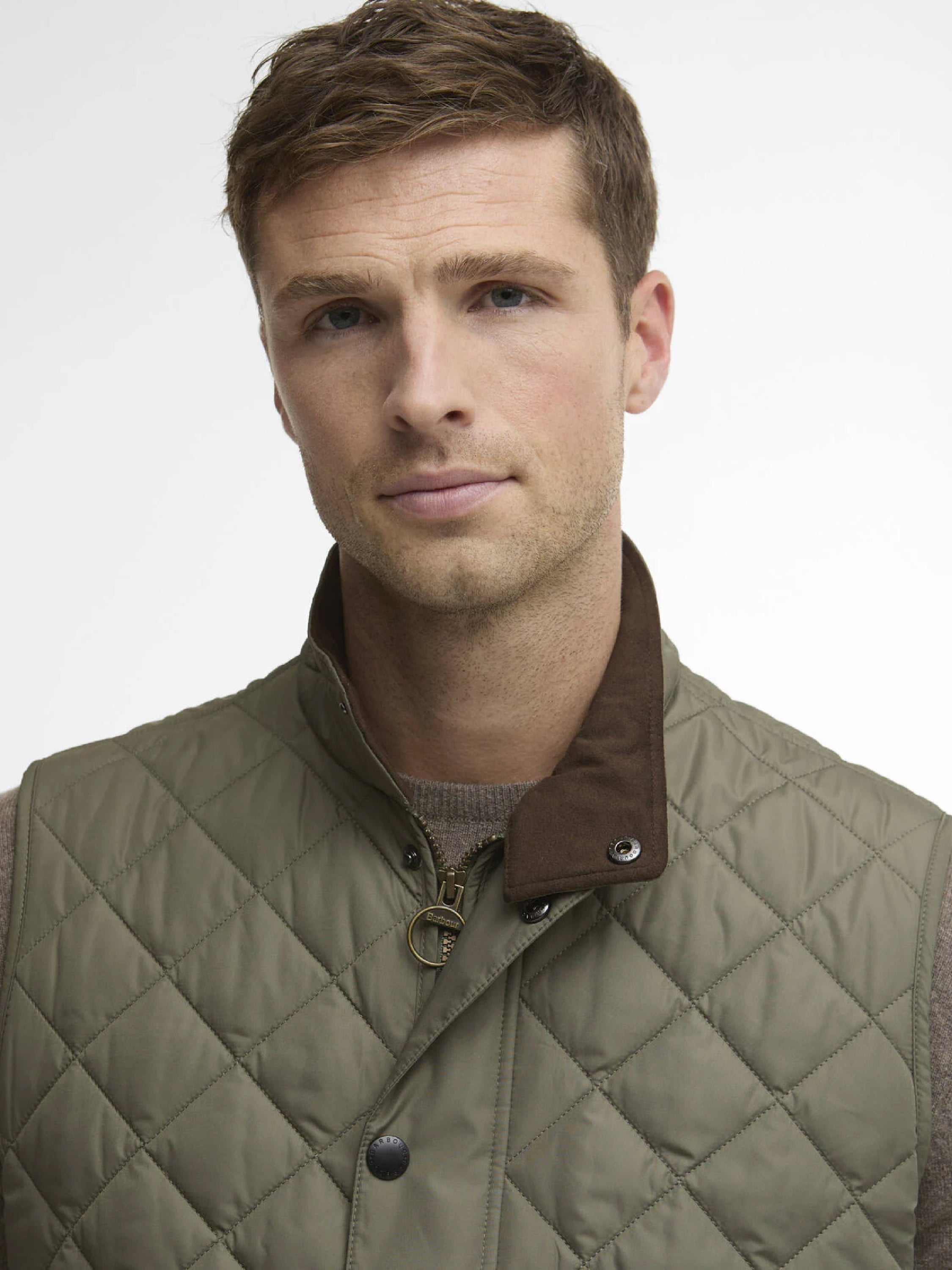 Barbour Lowerdale Gile Dusty Olive#Color_Dusty Olive