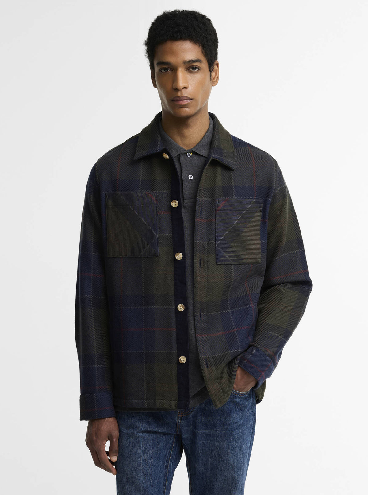 Oversized Tartan Overshirt