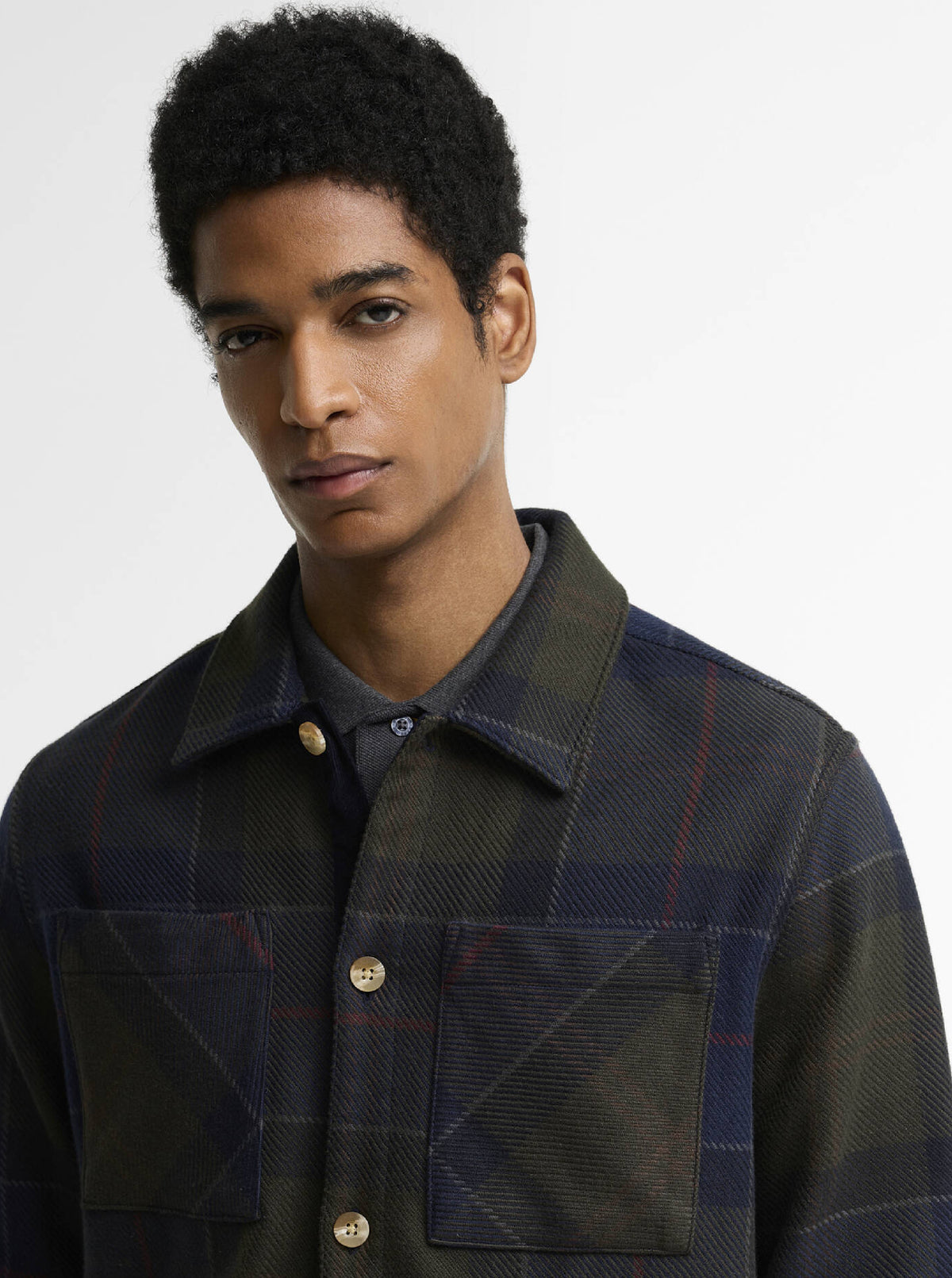 Oversized Tartan Overshirt