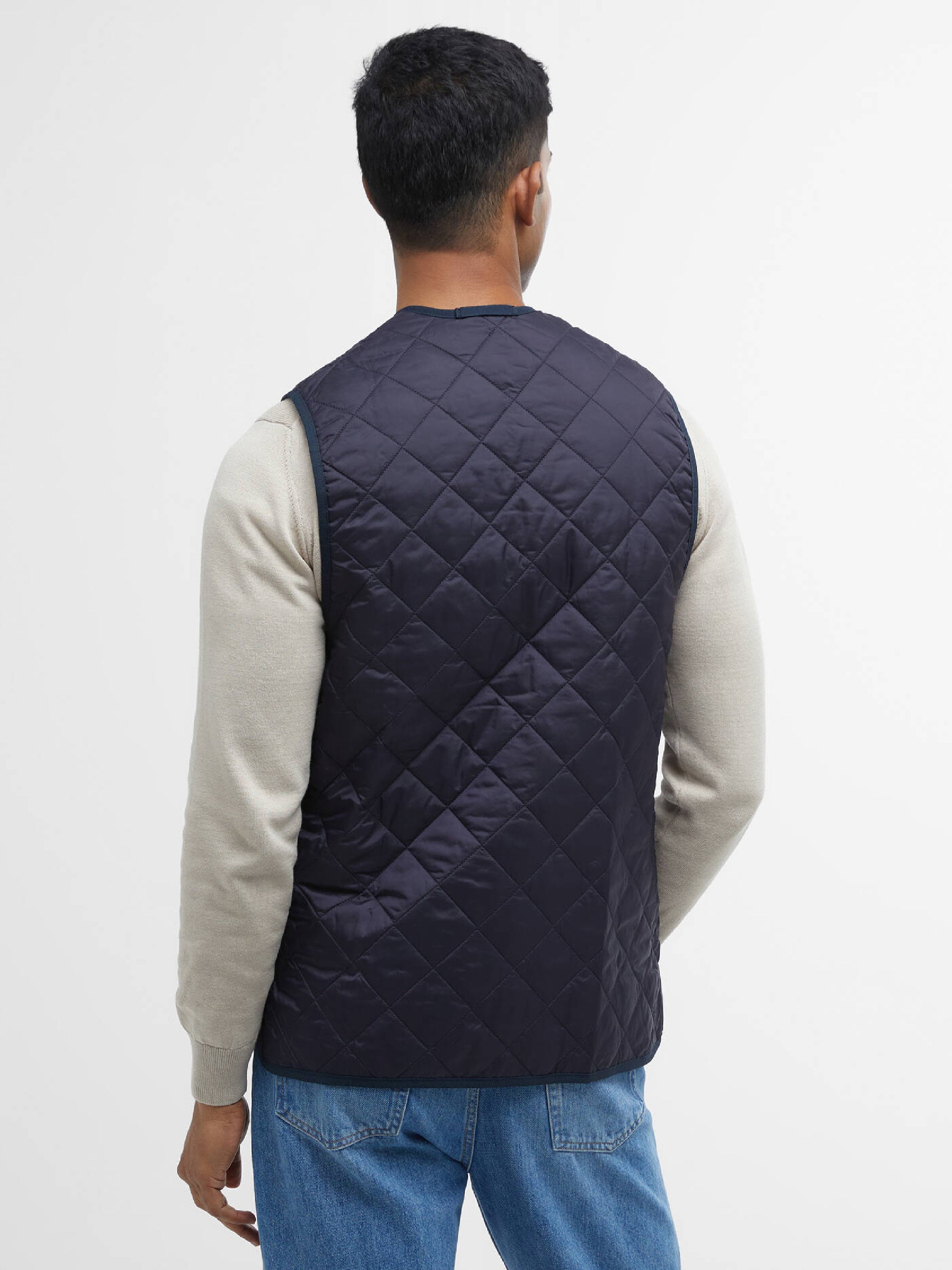 Quilted Zip-In Liner Navy#Color_Navy