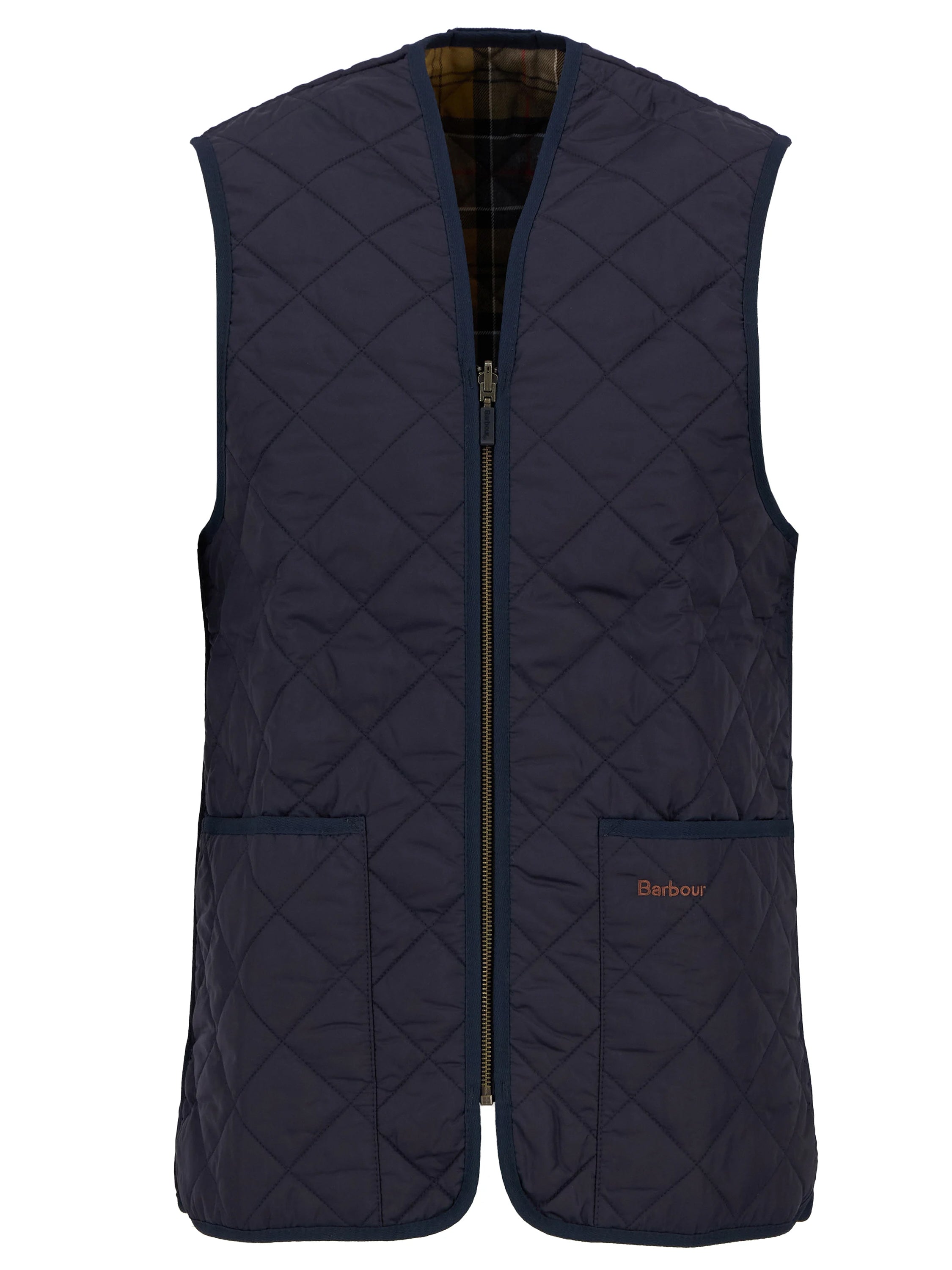 Quilted Zip-In Liner Navy#Color_Navy