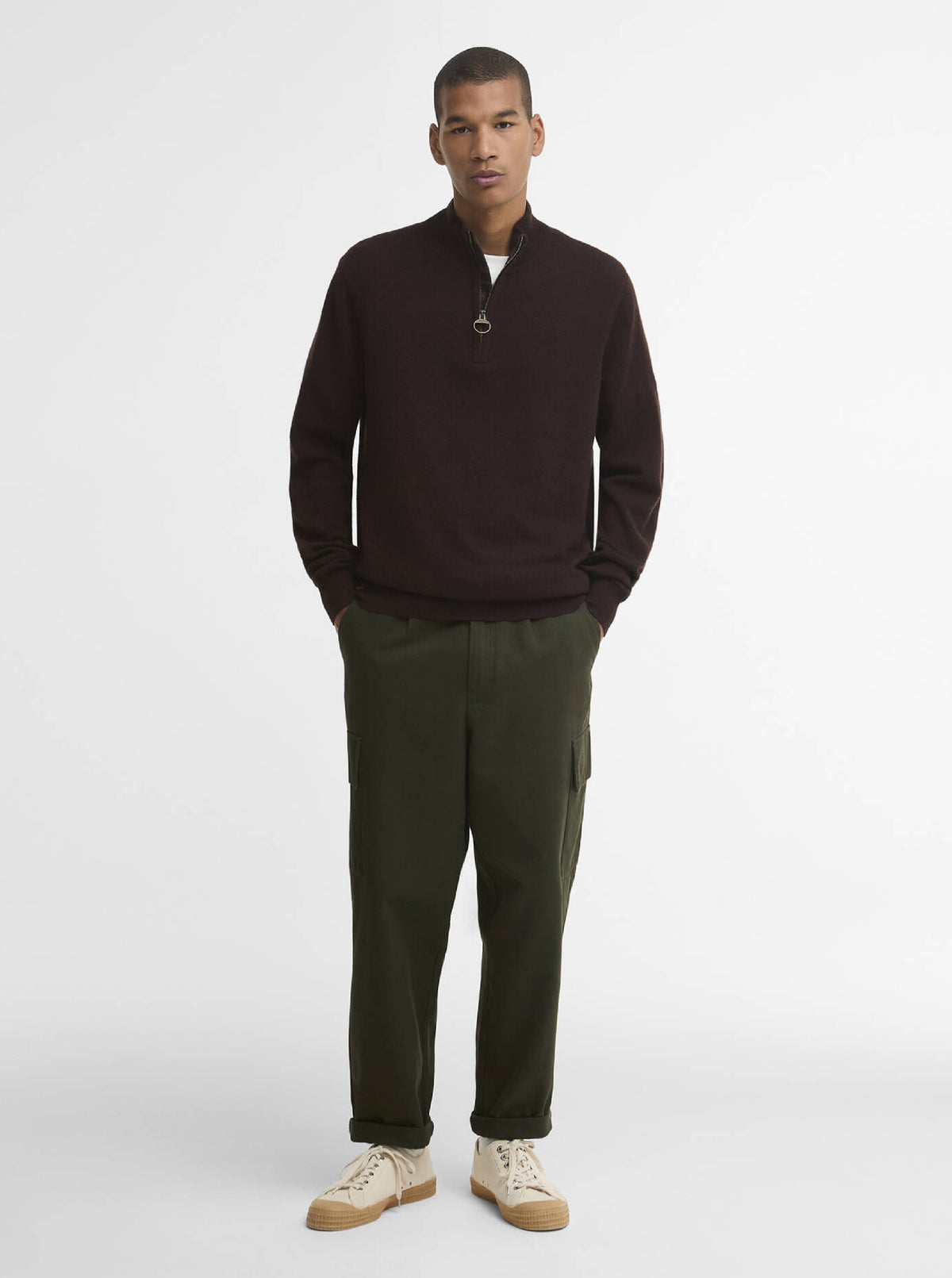 Ronson Wool-Cashmere Half-Zip Jumper