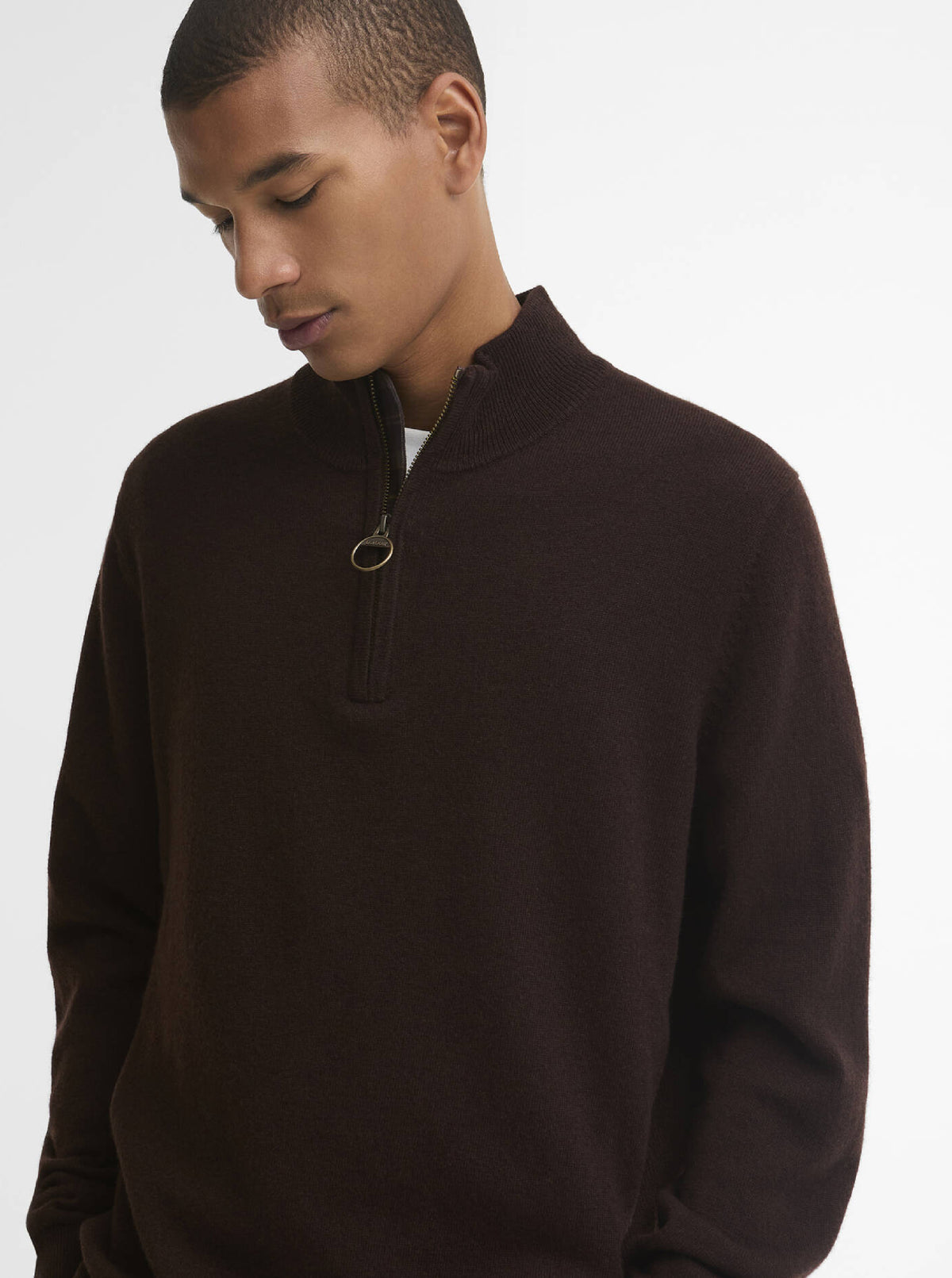 Ronson Wool-Cashmere Half-Zip Jumper