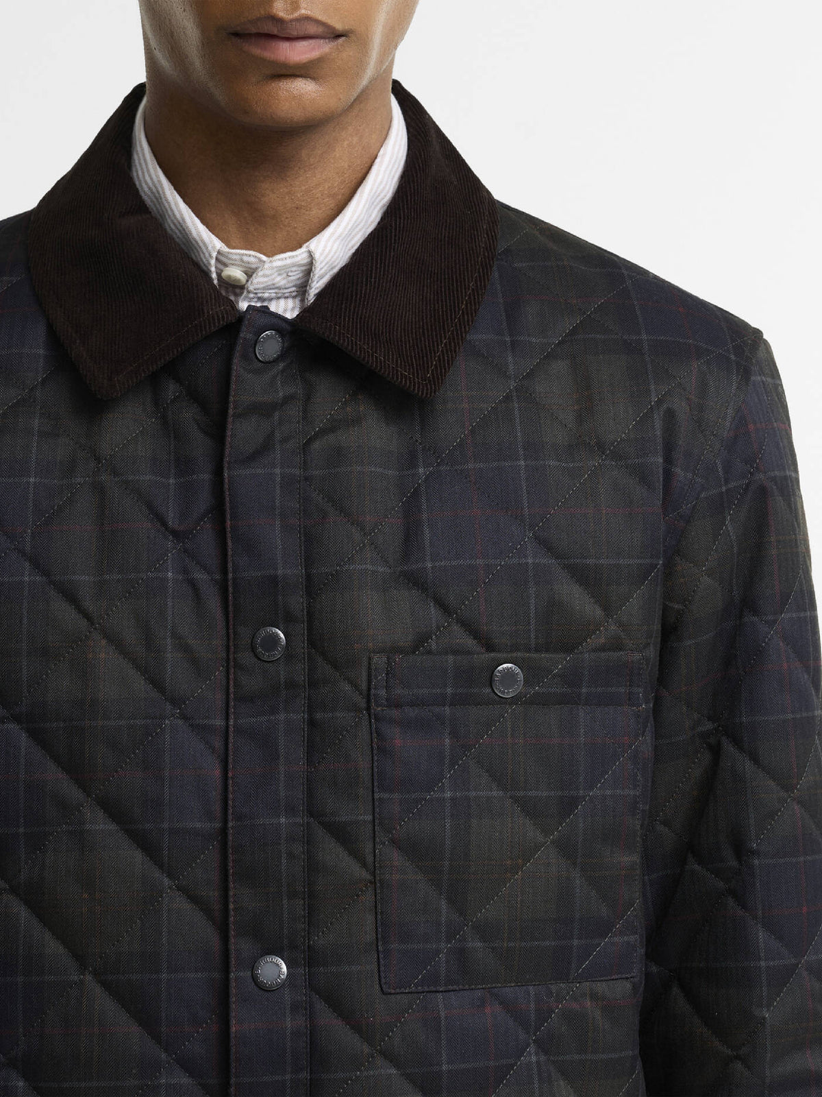Tartan Shirt Quilted Jacket