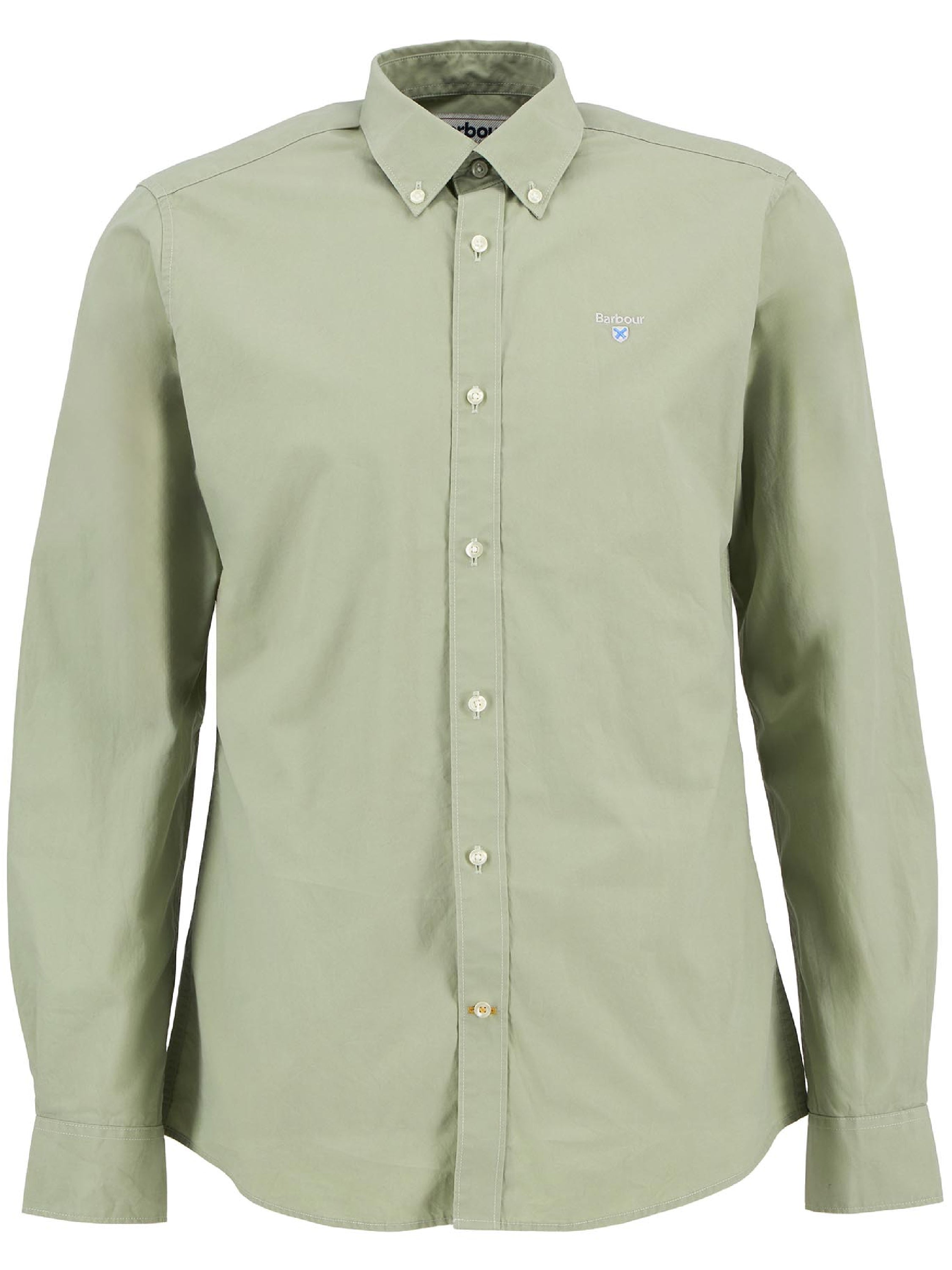 Treeport Long-Sleeved Tailored Shirt Sea Green#Color_Sea Green