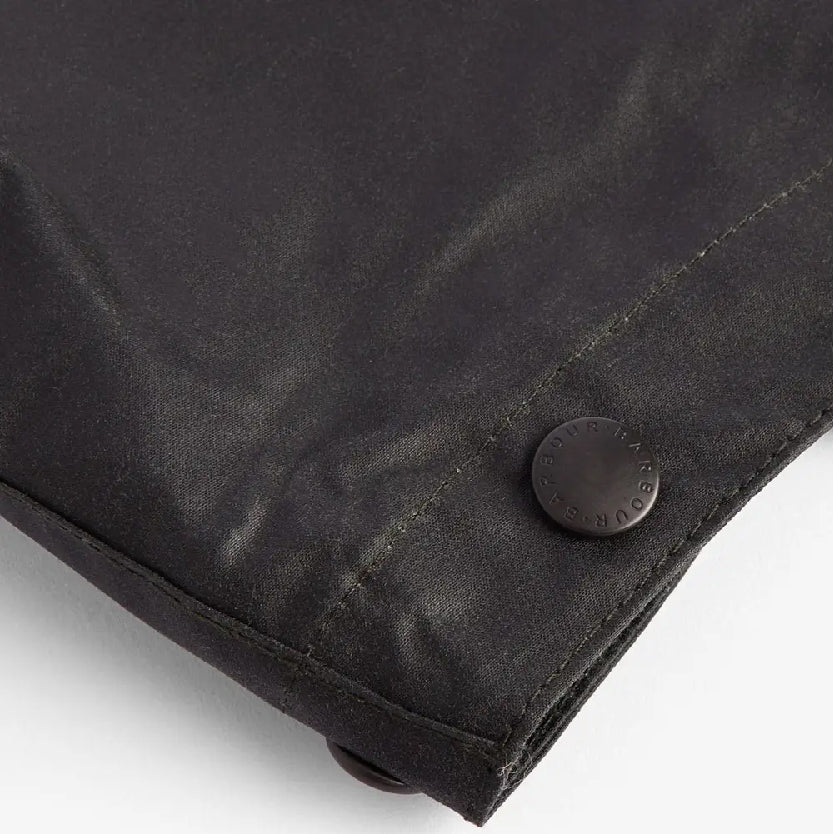 Waxed Cotton Plain Hood Sage#Color_Sage