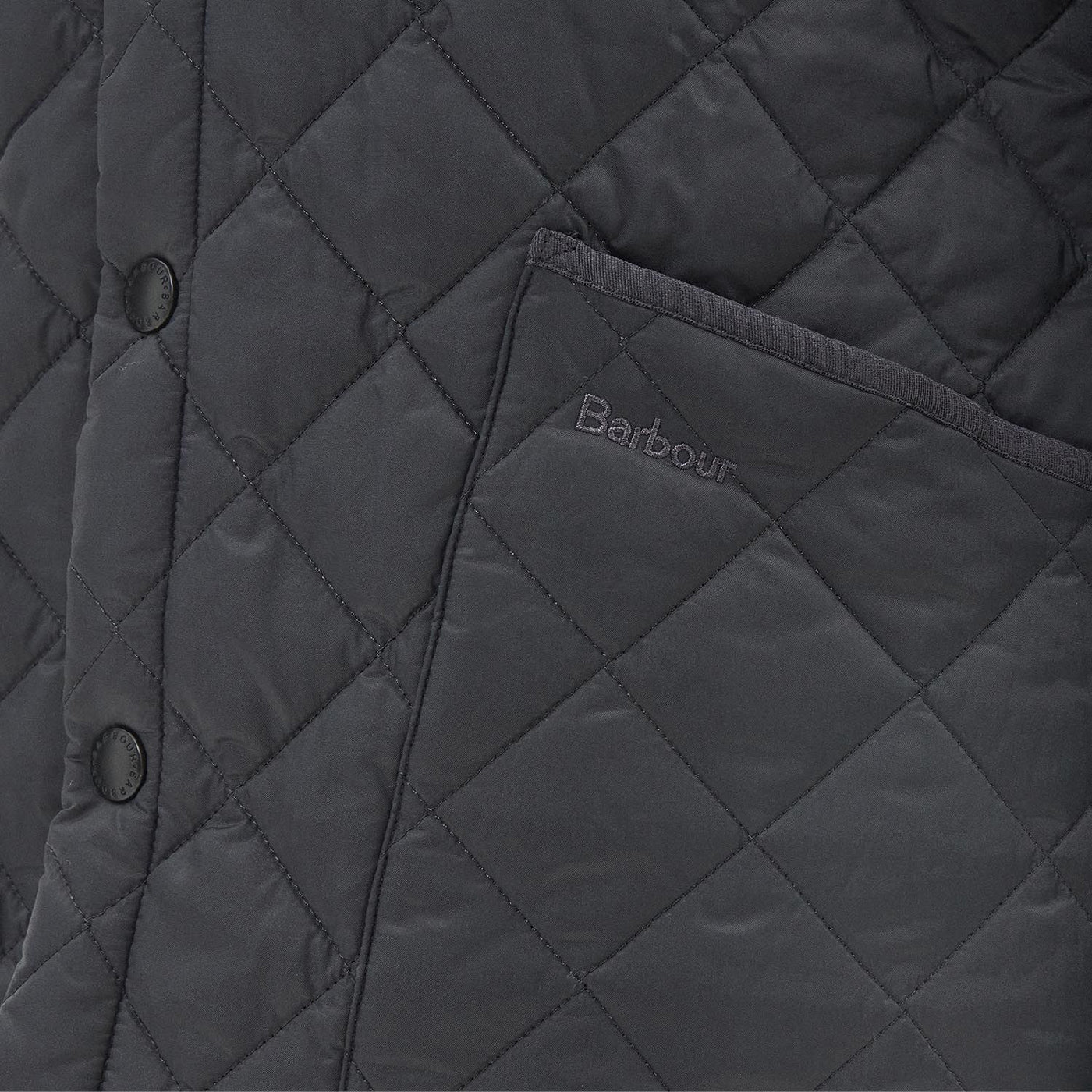 Barbour Heritage Liddesdale Quilted Jacket Charcoa#Color_Charcoa