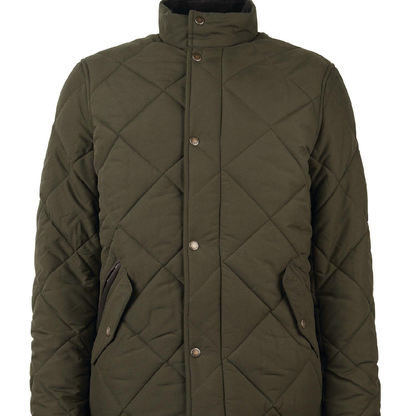 Barbour Win Chelsea Quilt Dark Olive#Color_Dark Olive