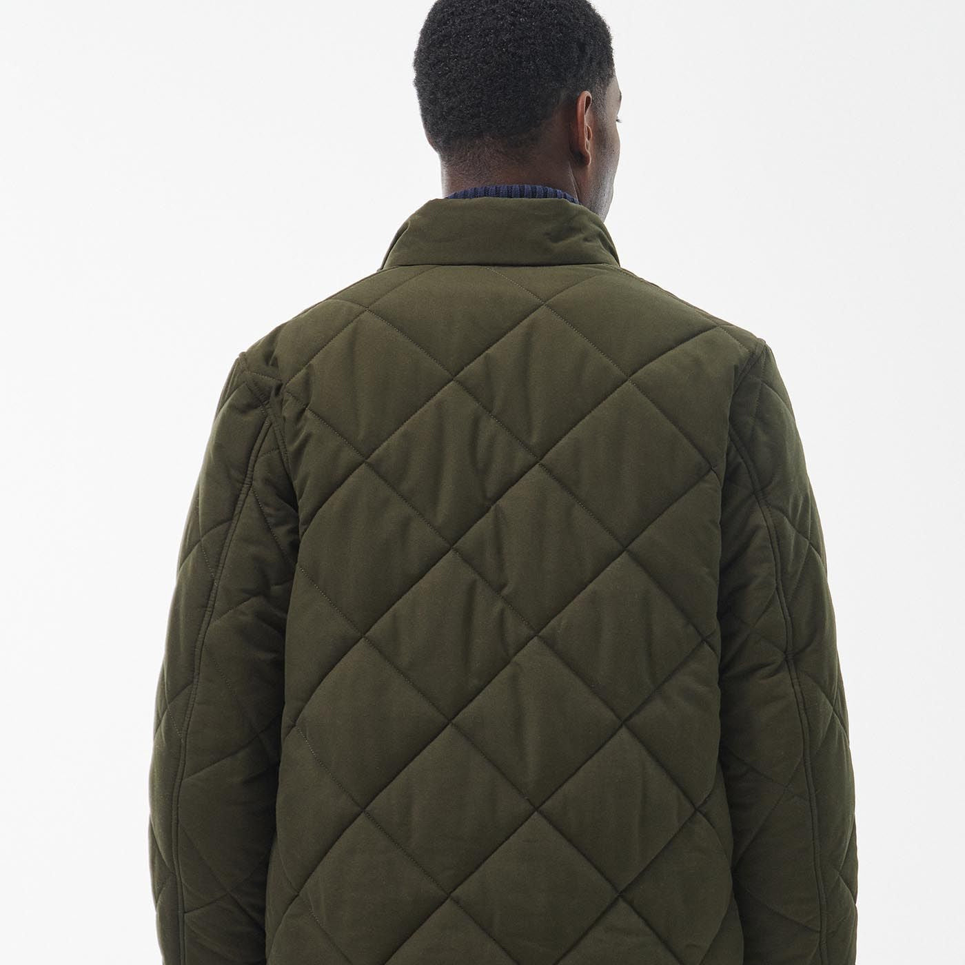 Barbour Win Chelsea Quilt Dark Olive#Color_Dark Olive