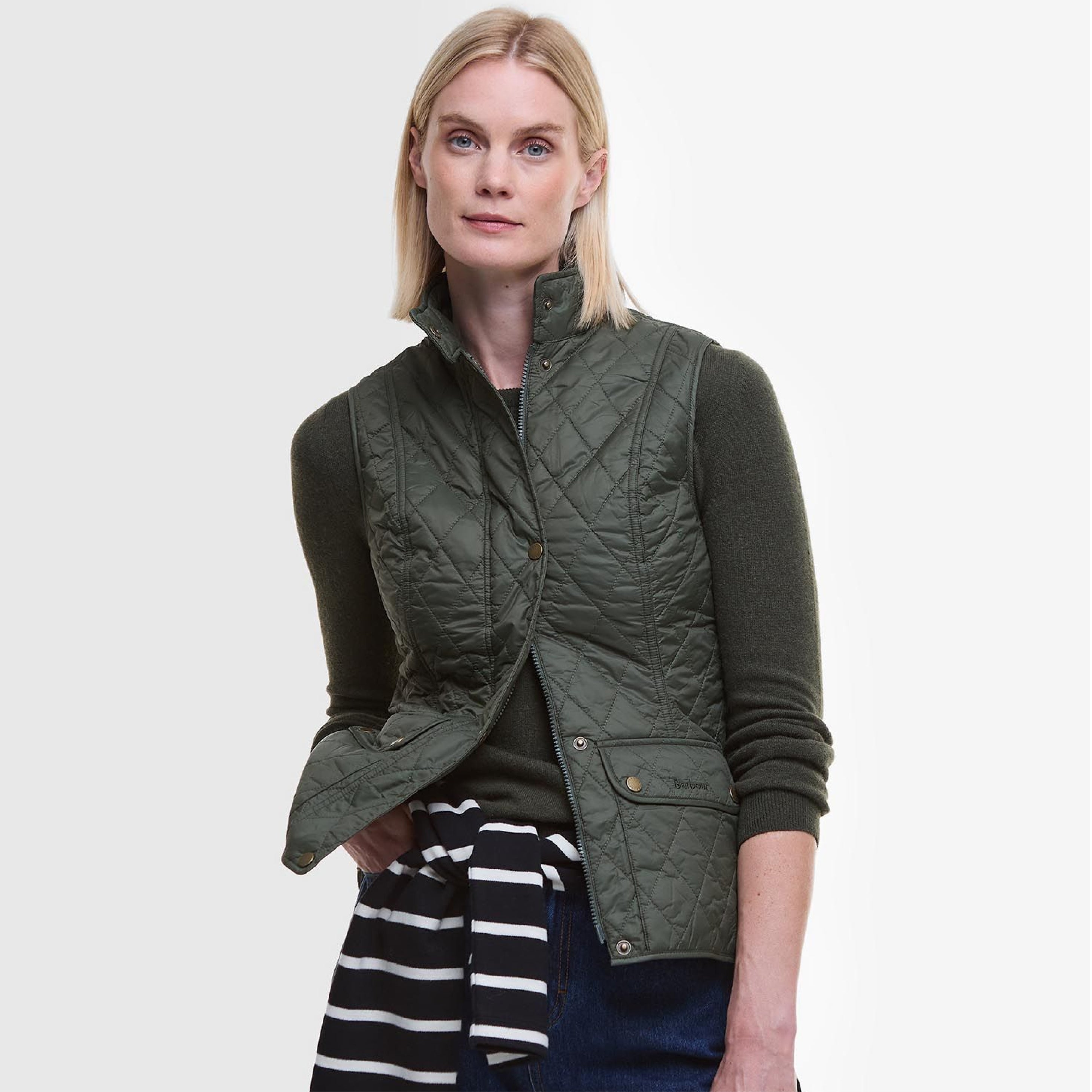 Otterburn Gilet Olive#Color_Olive