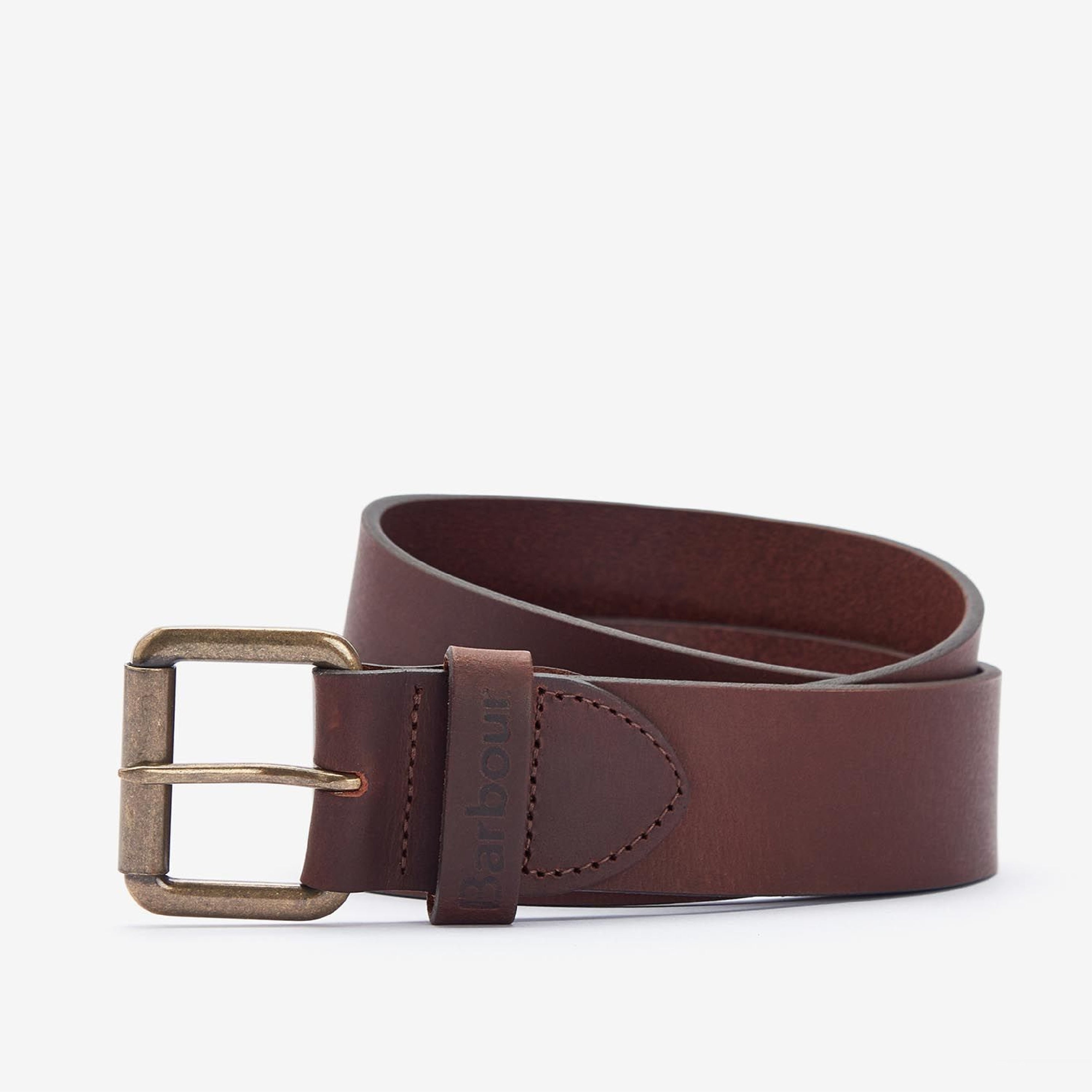 Matt Leather Belt Brown#Color_Brown