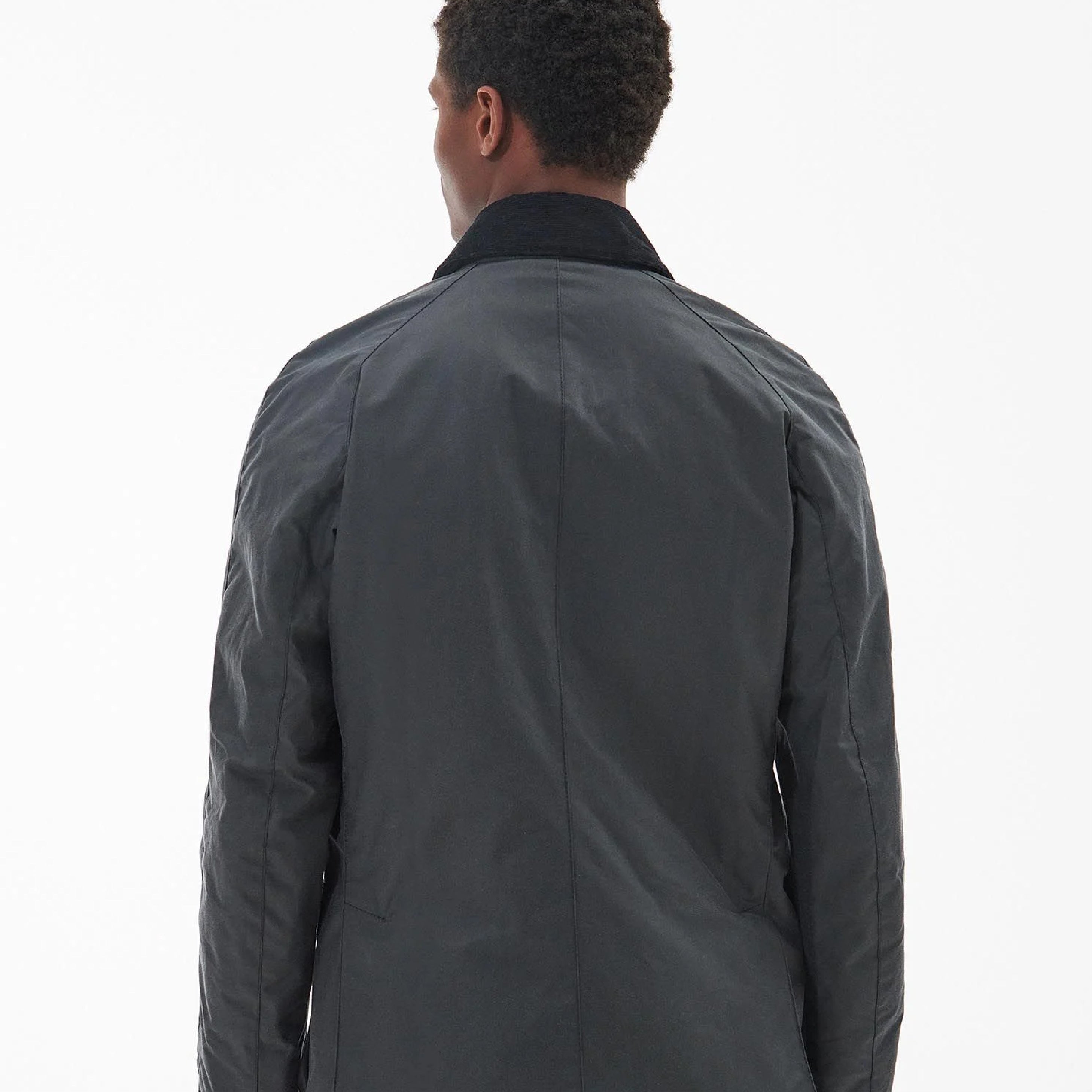 Barbour Ashby Wax Jacket Grey#Color_Grey