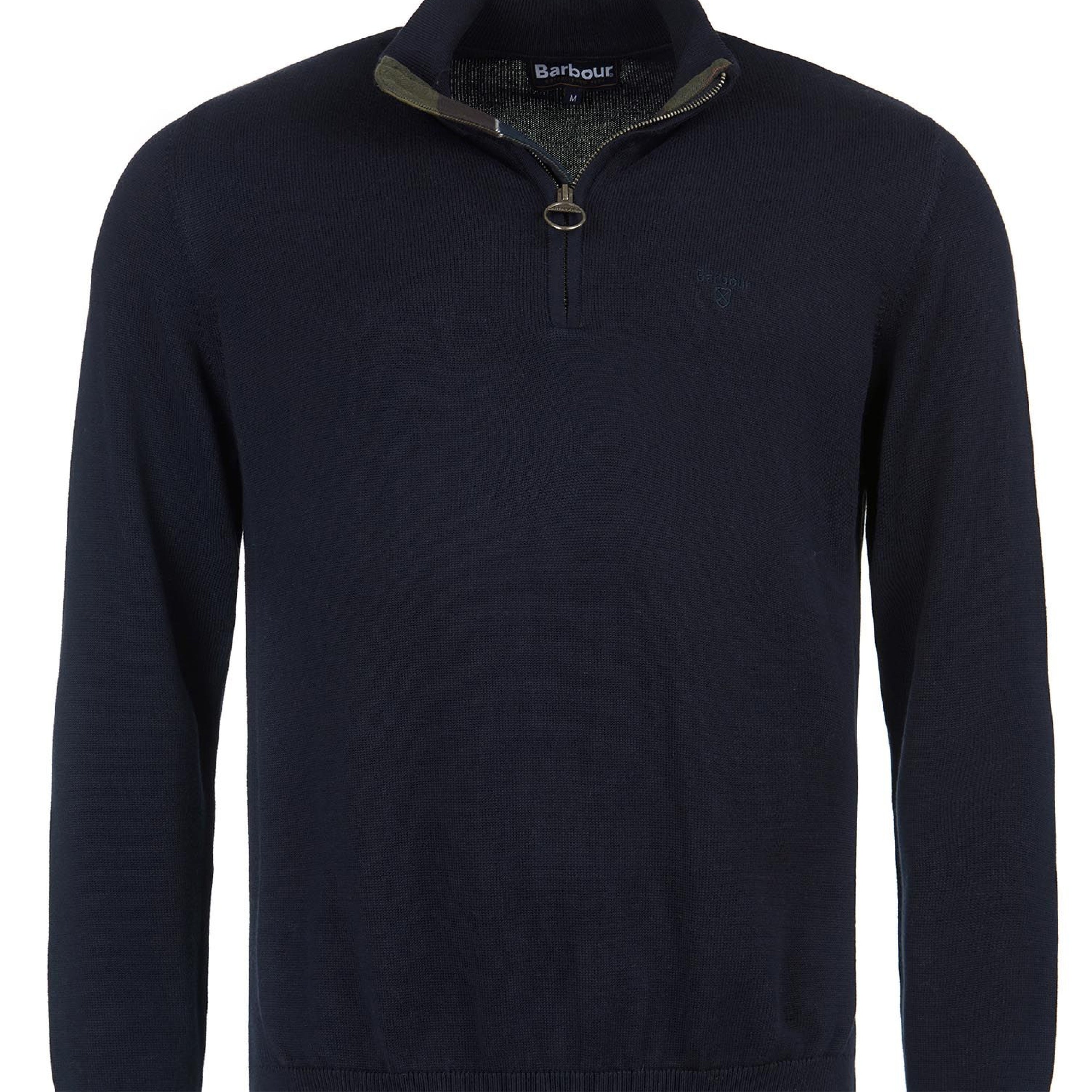 Cotton Half Zip Jumper Navy#Color_Navy