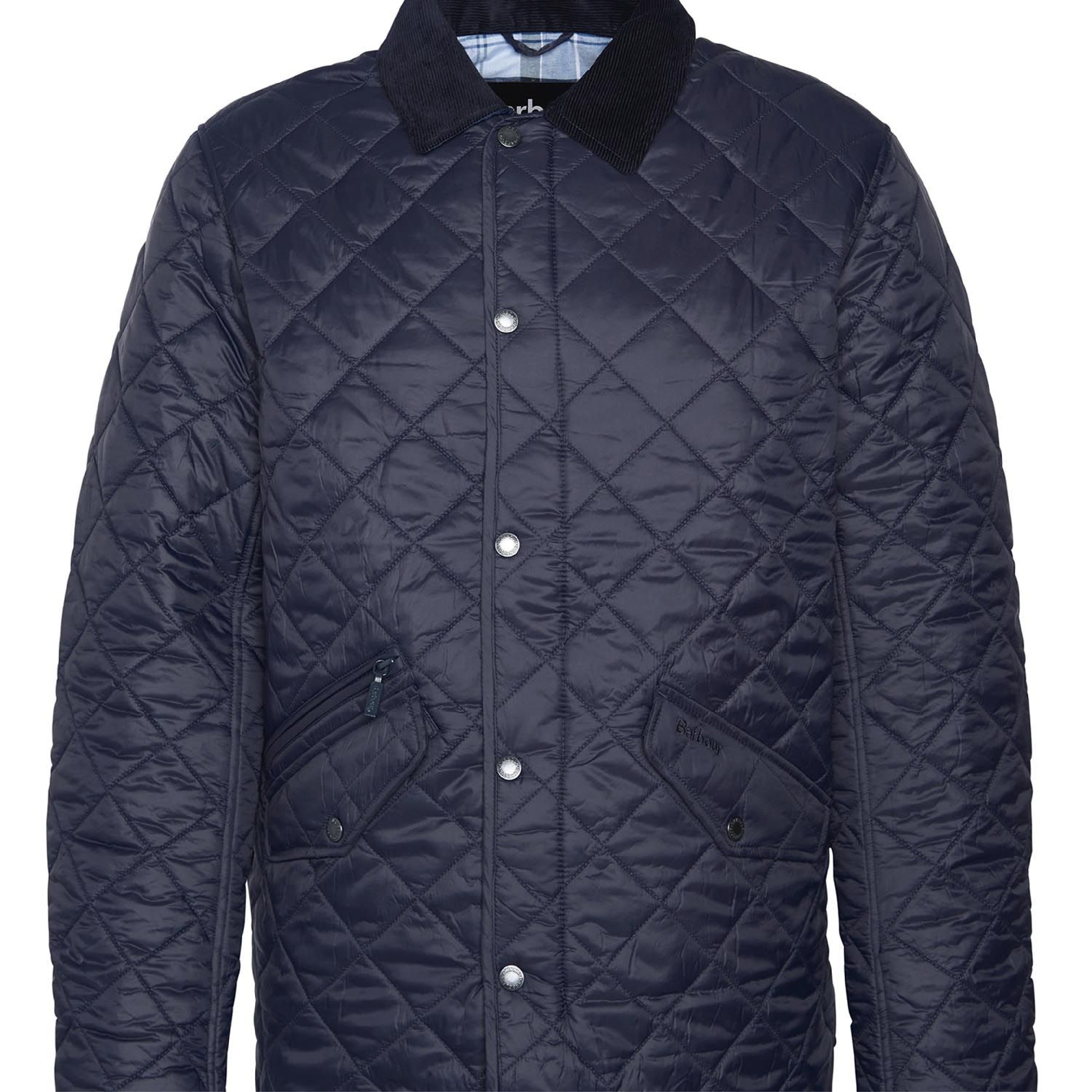 Barbour Modern Chelsea Qult Navy#Color_Navy