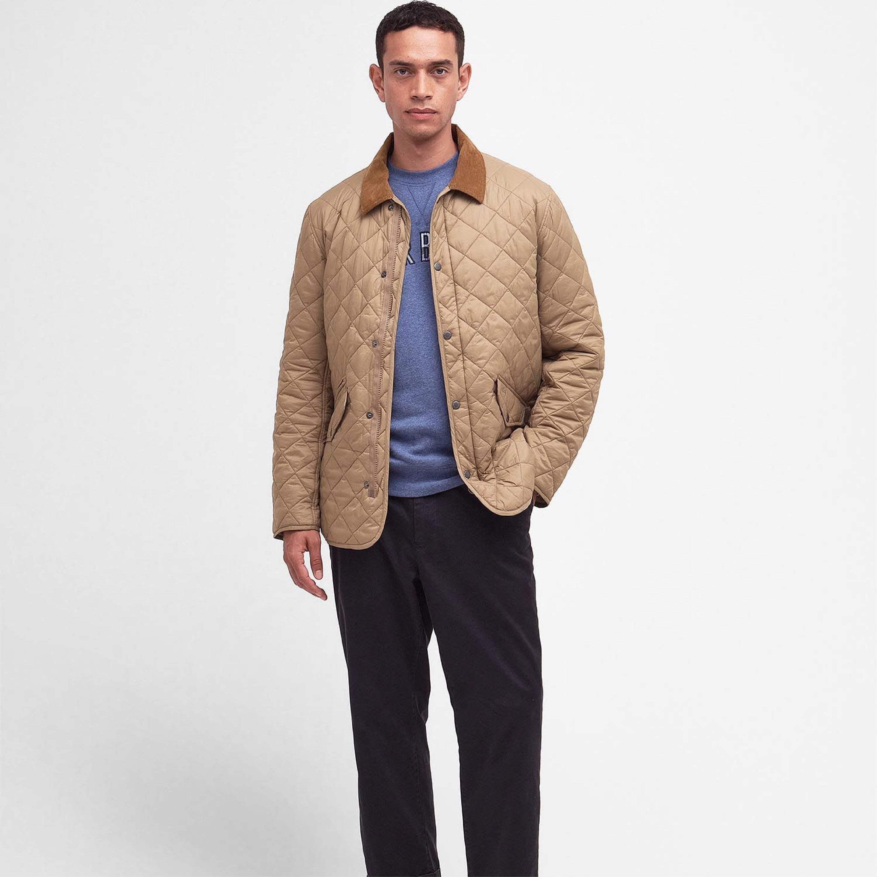 Barbour Modern Chelsea Qult Sand#Color_Sand
