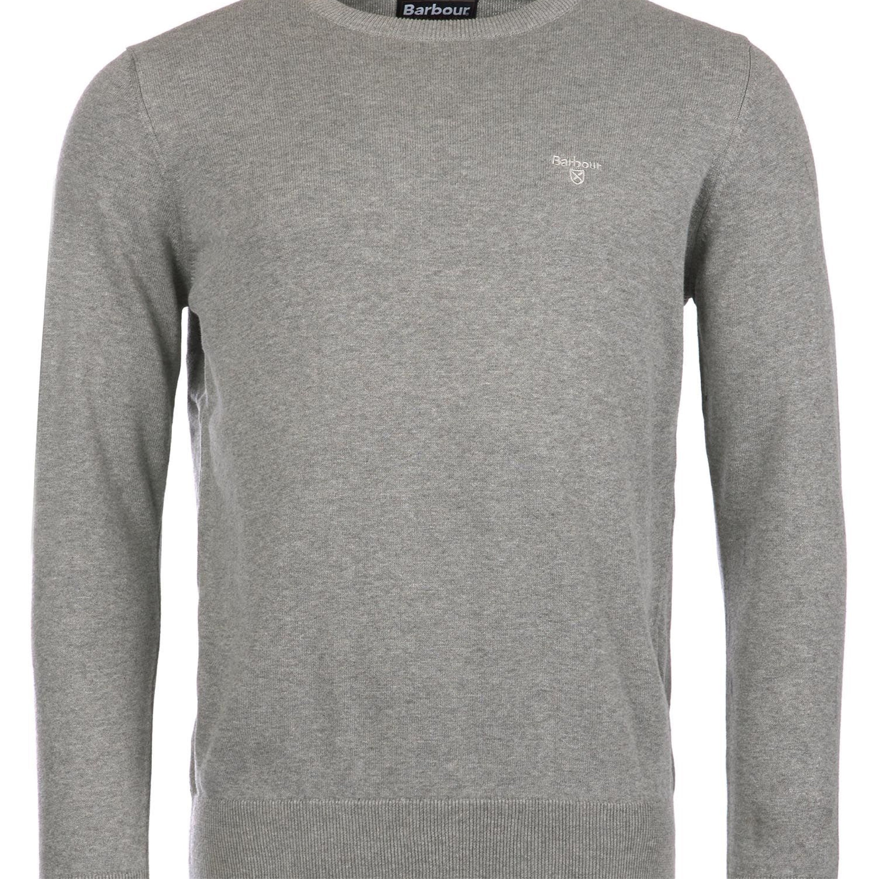 Pima Cotton Crew Neck Gray#Color_Gray