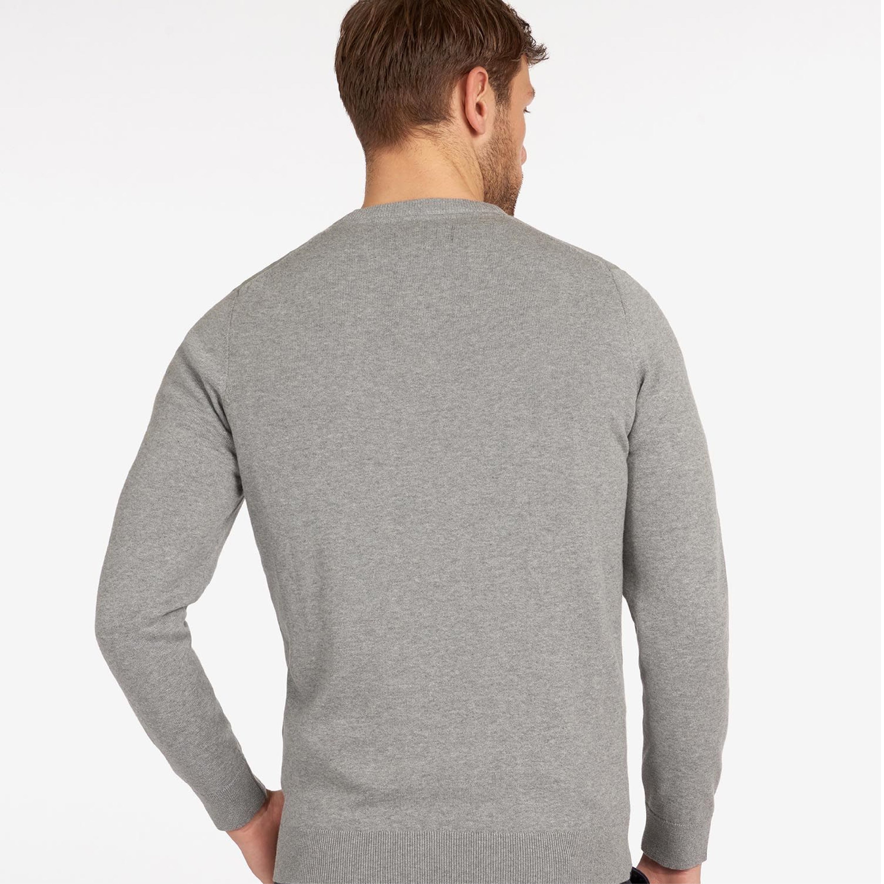 Pima Cotton Crew Neck Gray#Color_Gray