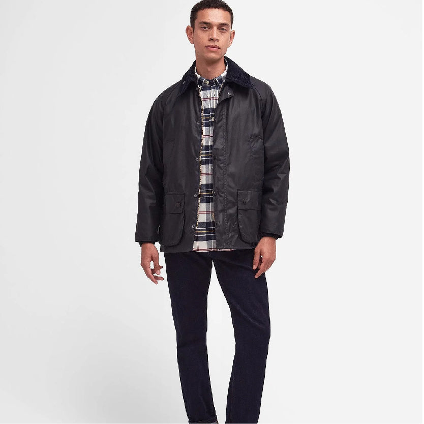 Classic Bedale® Wax Jacket Navy#Color_Navy