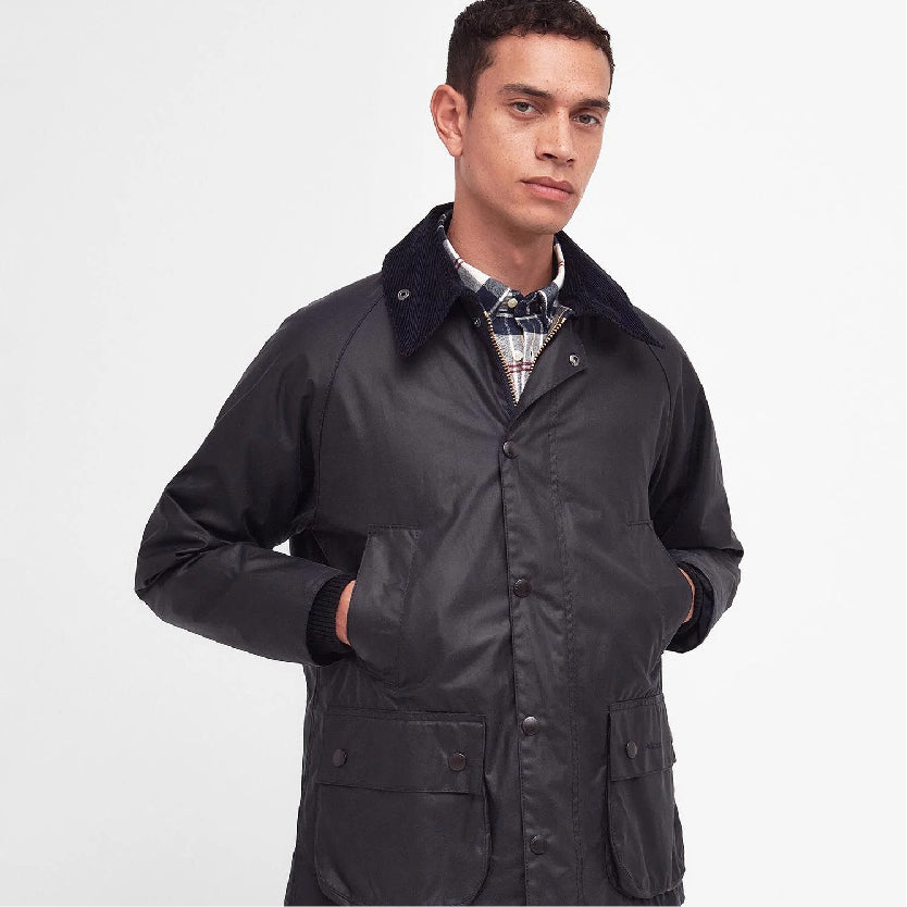 Classic Bedale® Wax Jacket Navy#Color_Navy