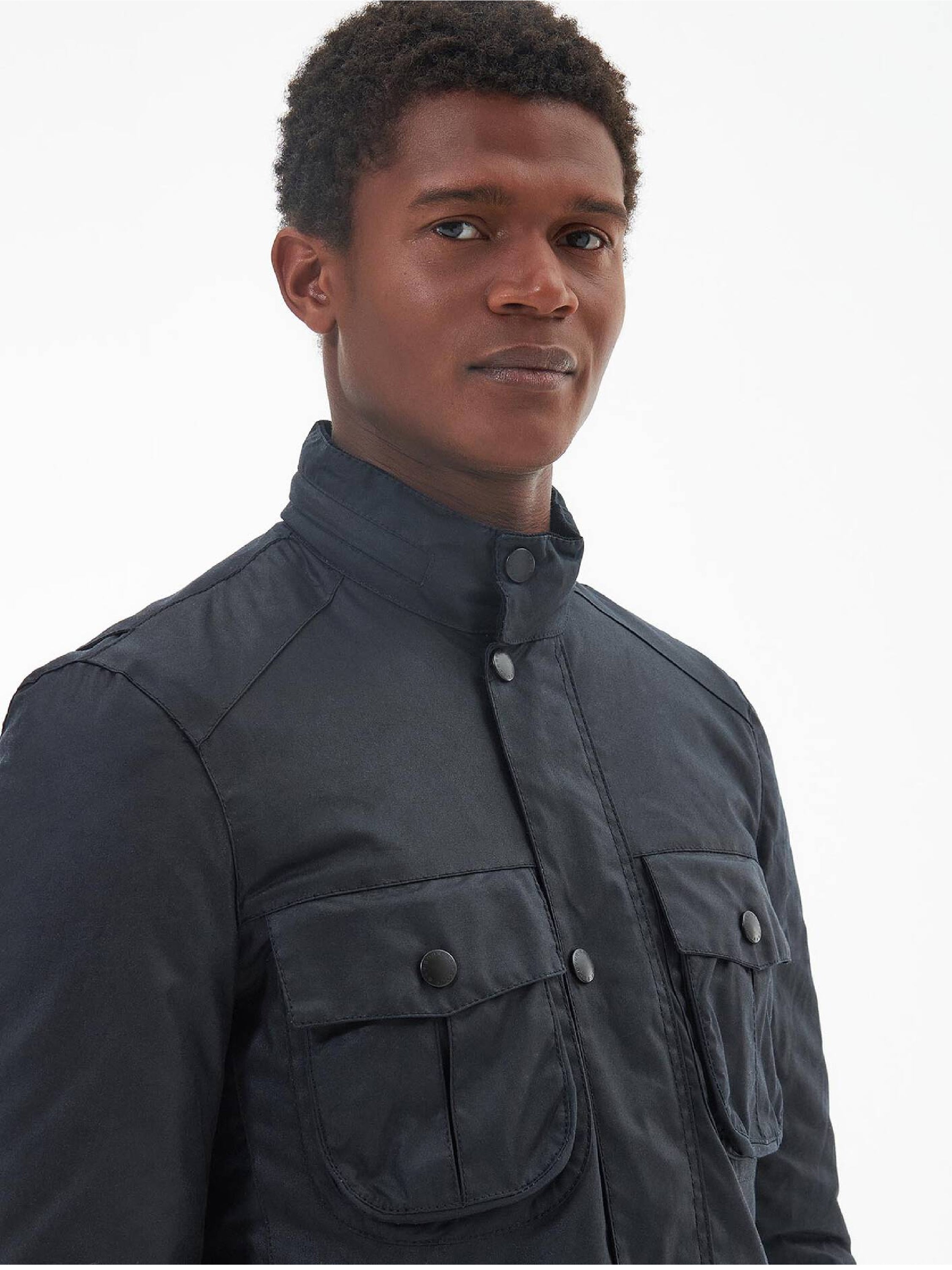 Corbridge Waxed Jacket Navy#Color_Navy