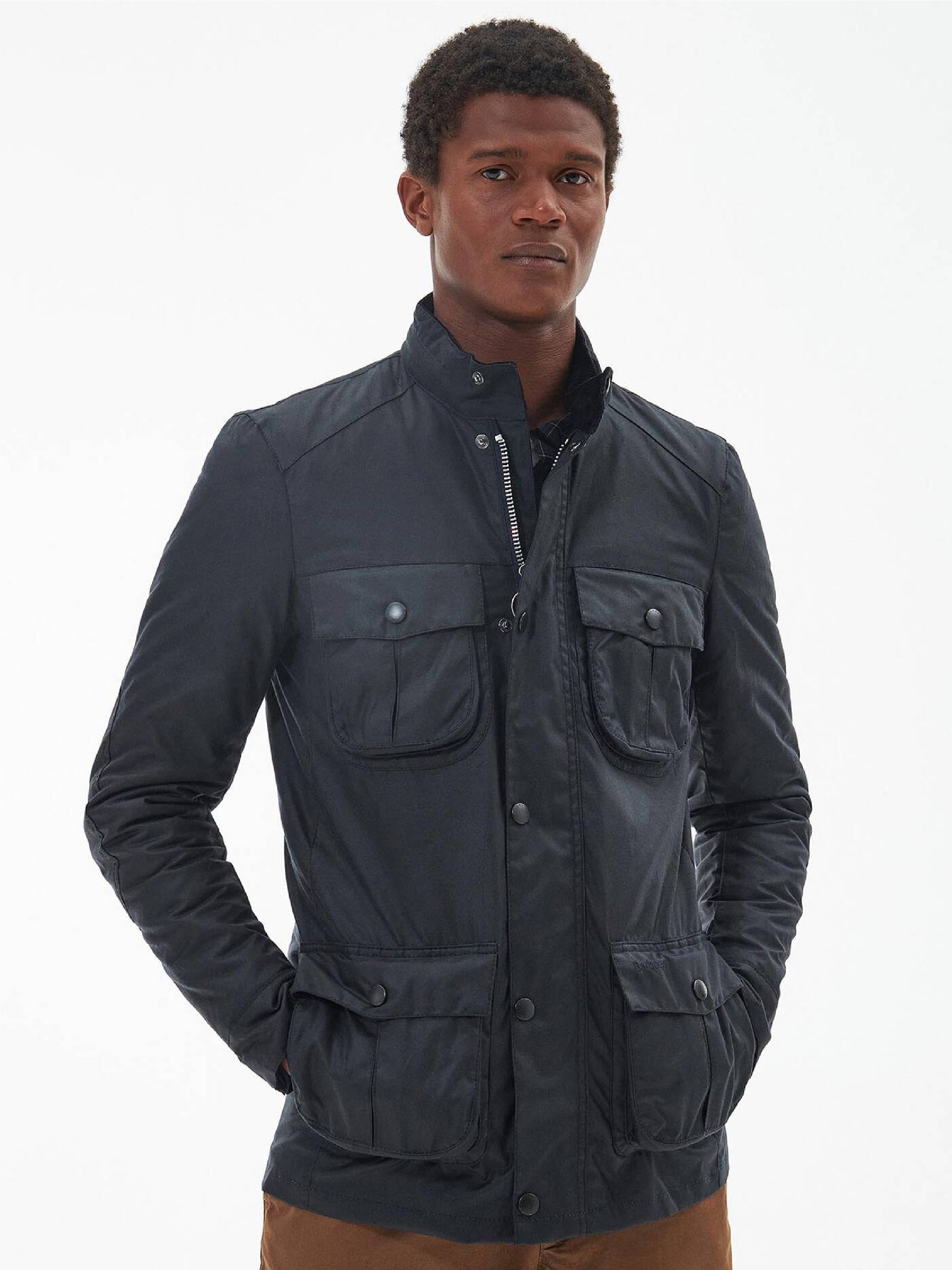 Corbridge Waxed Jacket Navy#Color_Navy