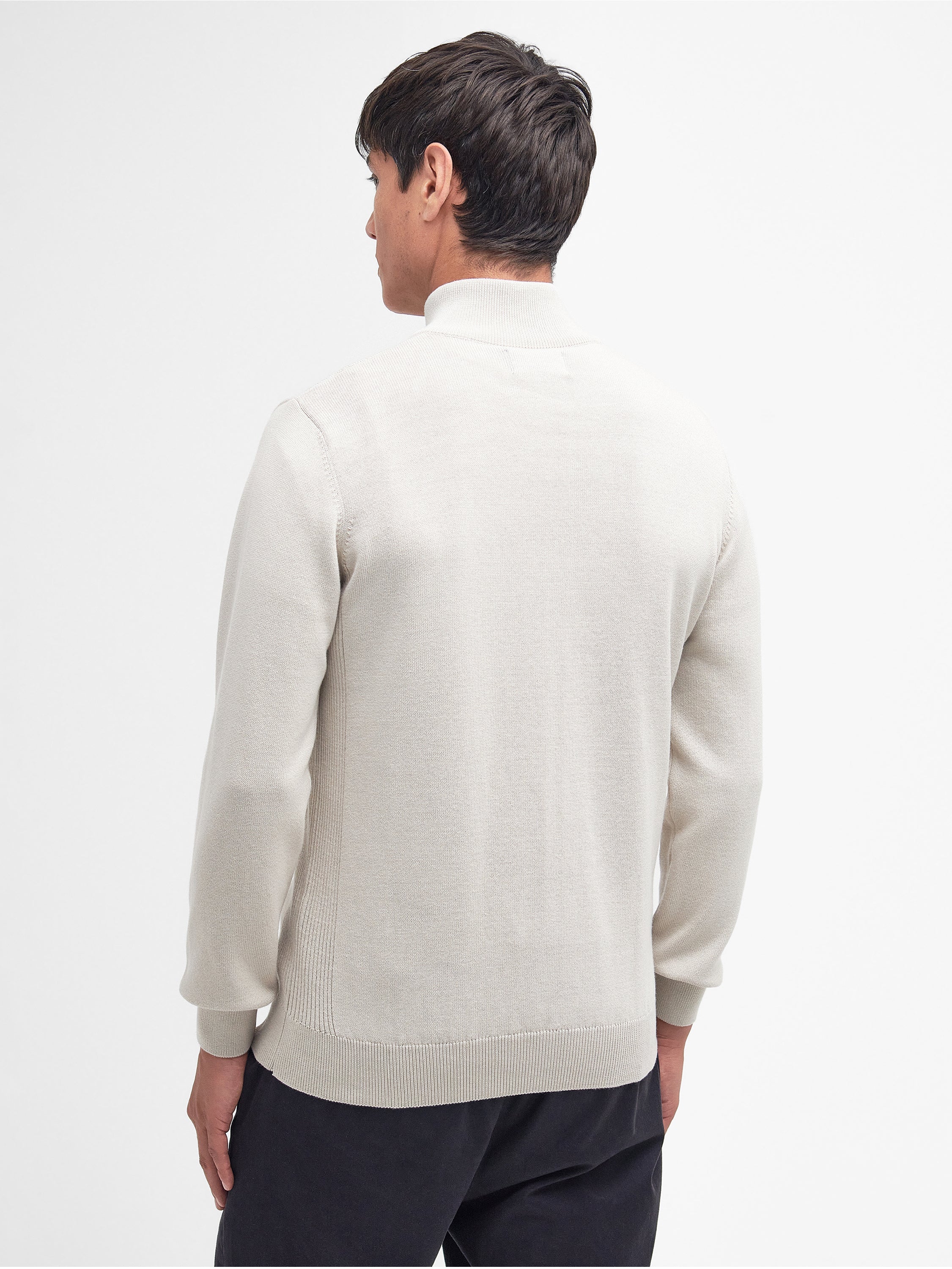 Cotton Quarter-Zip Jumper