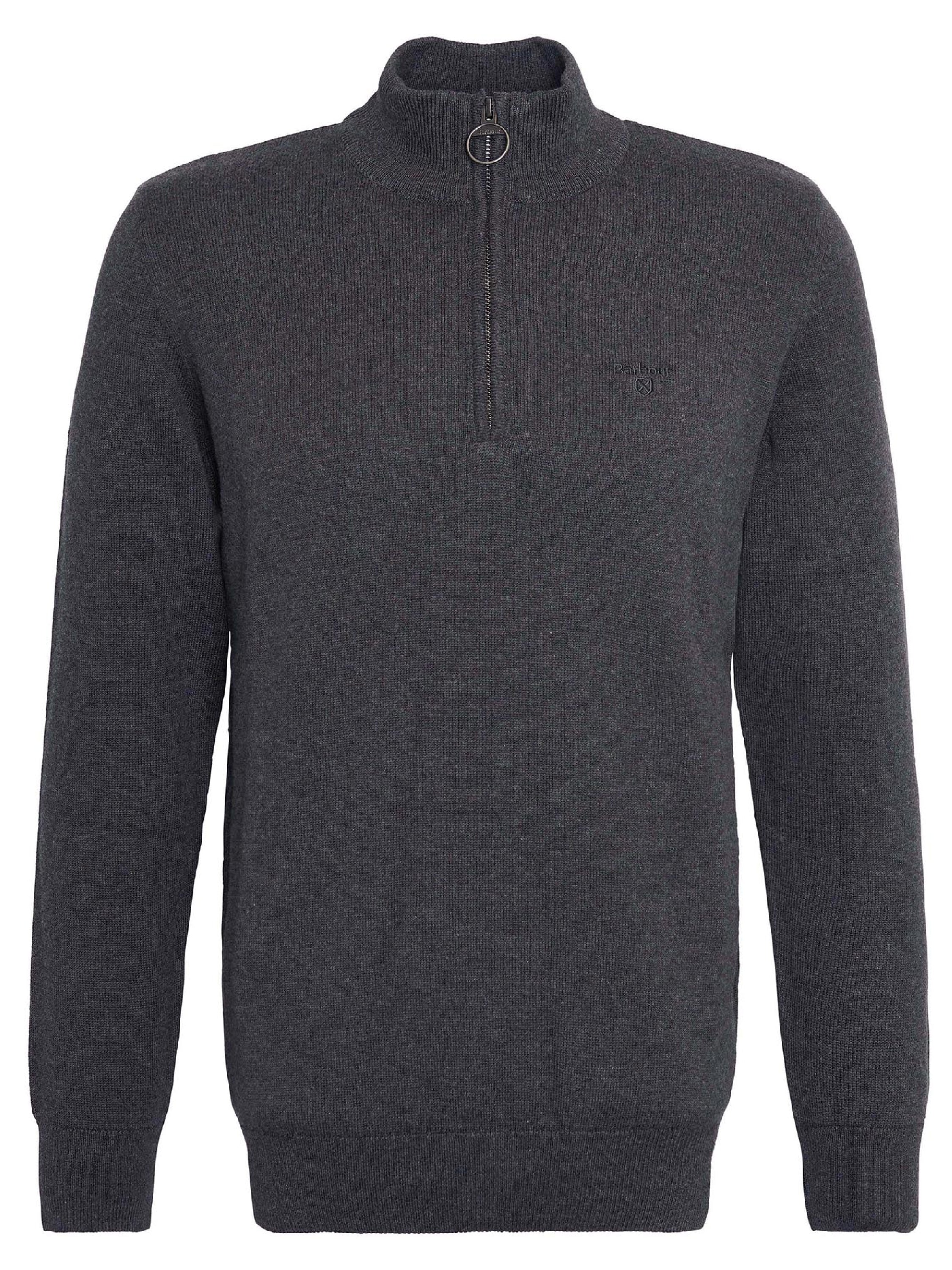 Cotton Quarter-Zip Jumper
