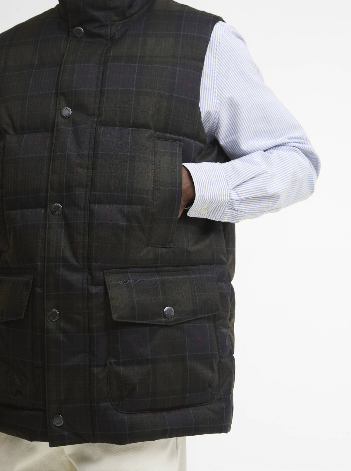Lonnen Tartan Puffer Gilet