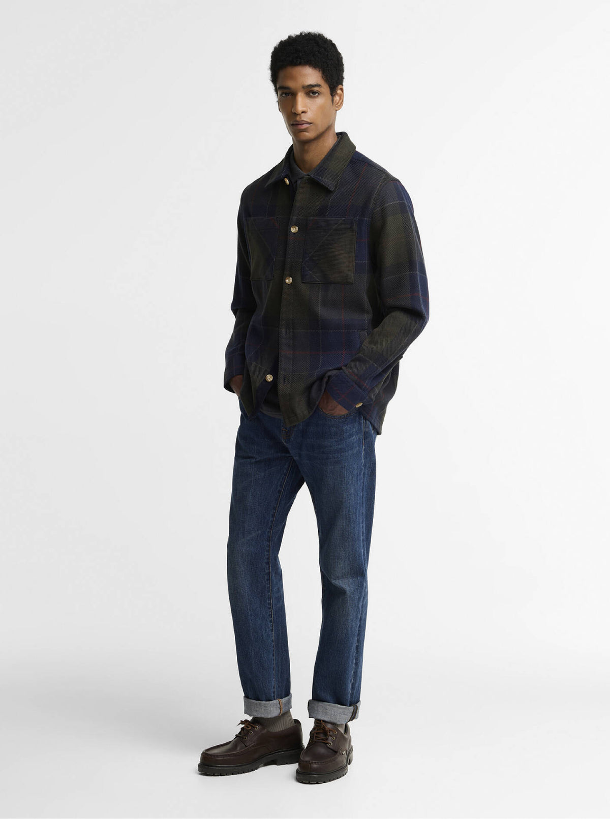 Oversized Tartan Overshirt