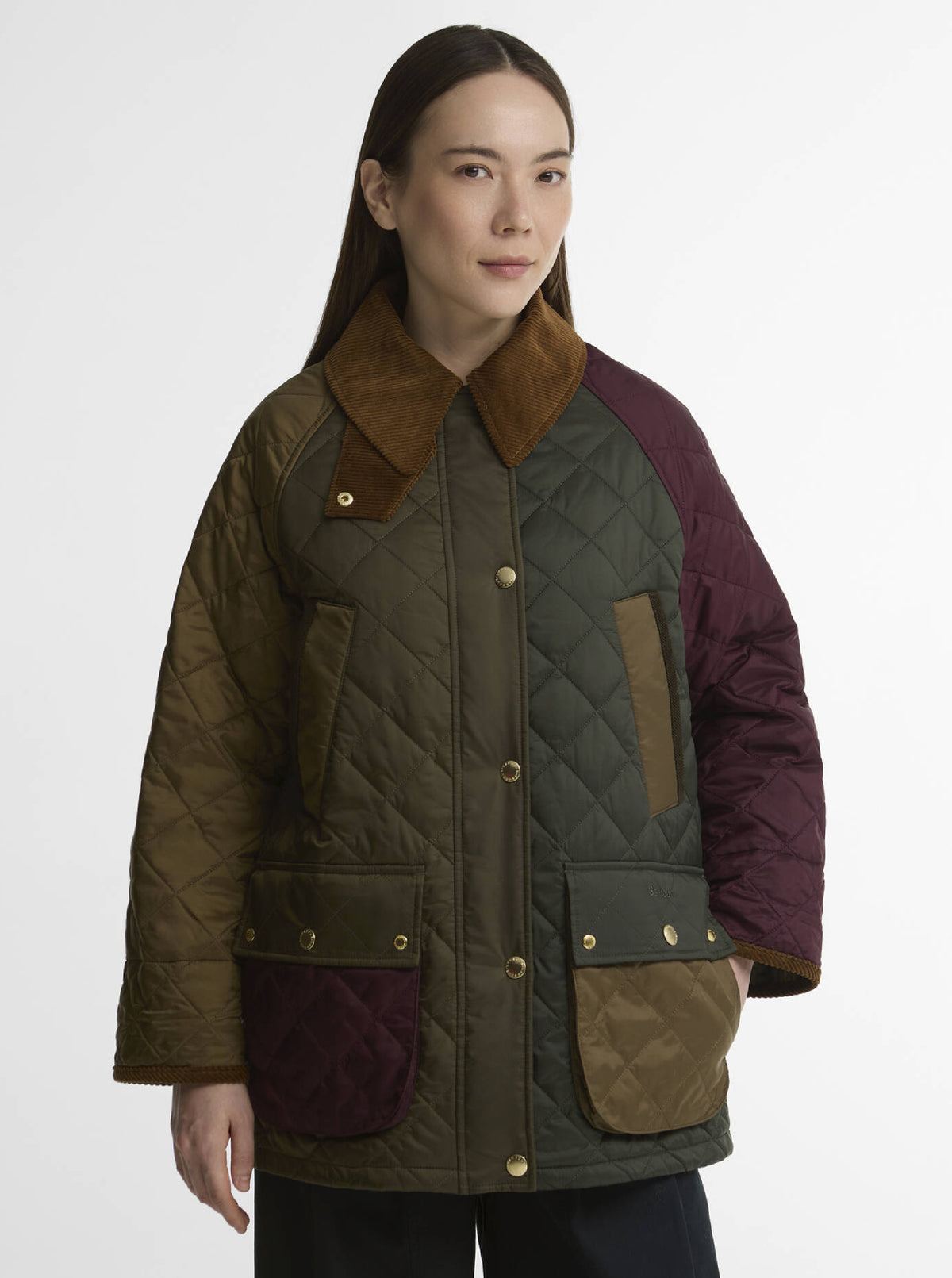 Patchwork Bedale Quilted Jacket