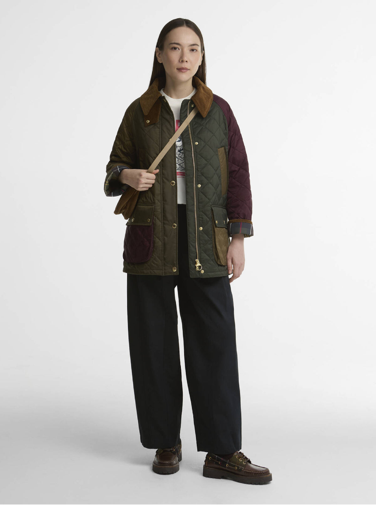 Patchwork Bedale Quilted Jacket