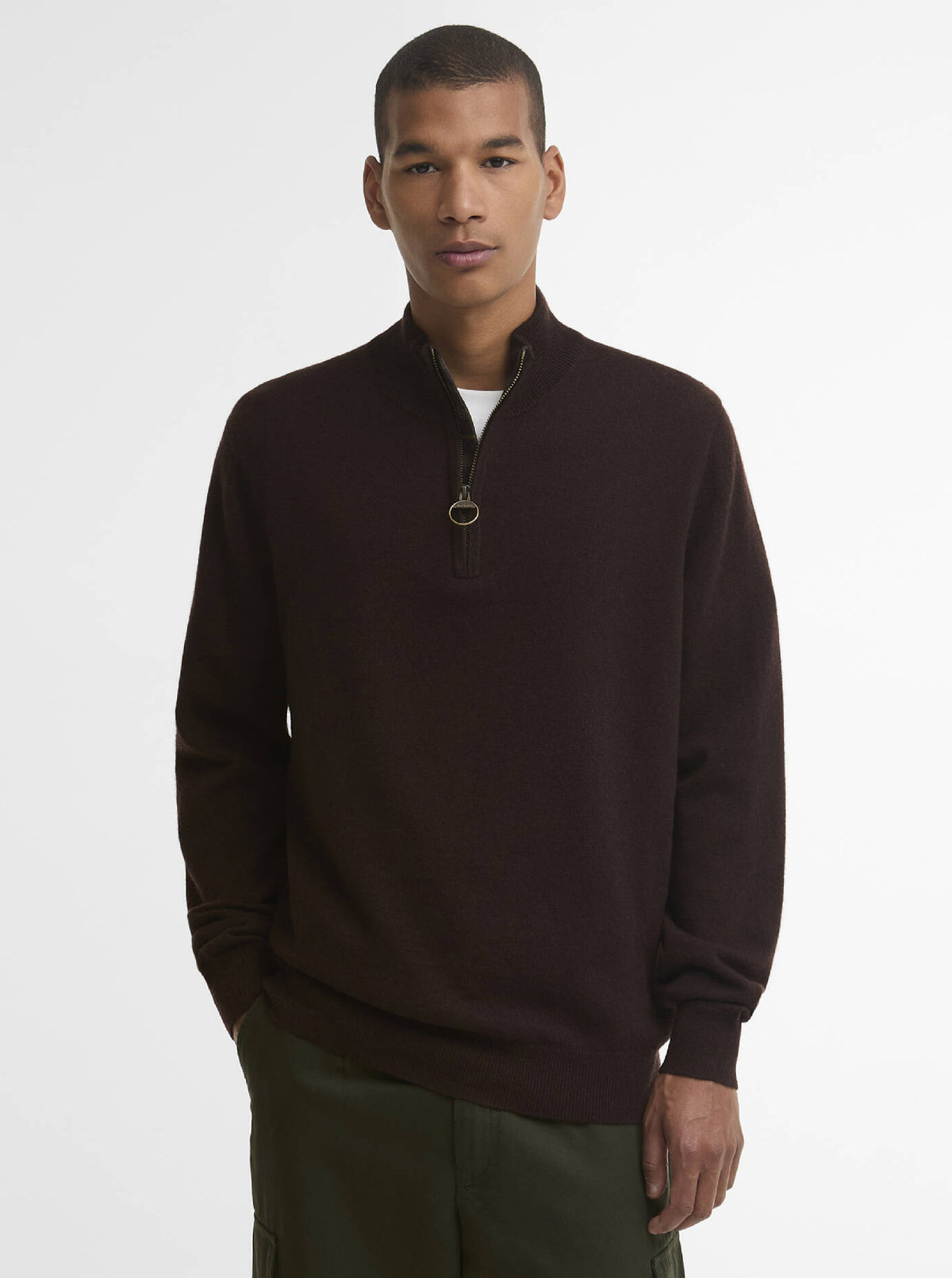Ronson Wool-Cashmere Half-Zip Jumper
