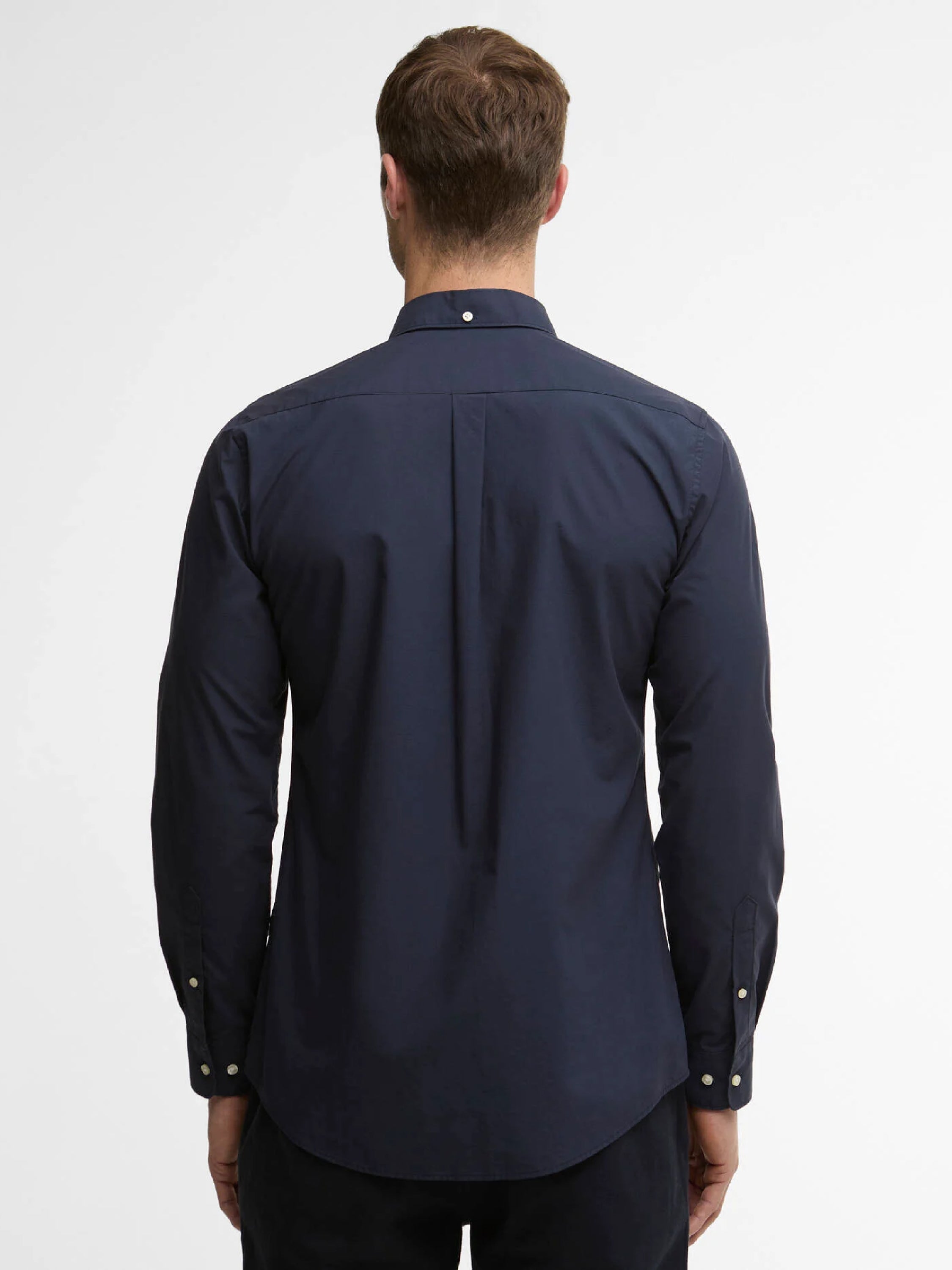 Treeport Long-Sleeved Tailored Shirt Navy#Color_Navy