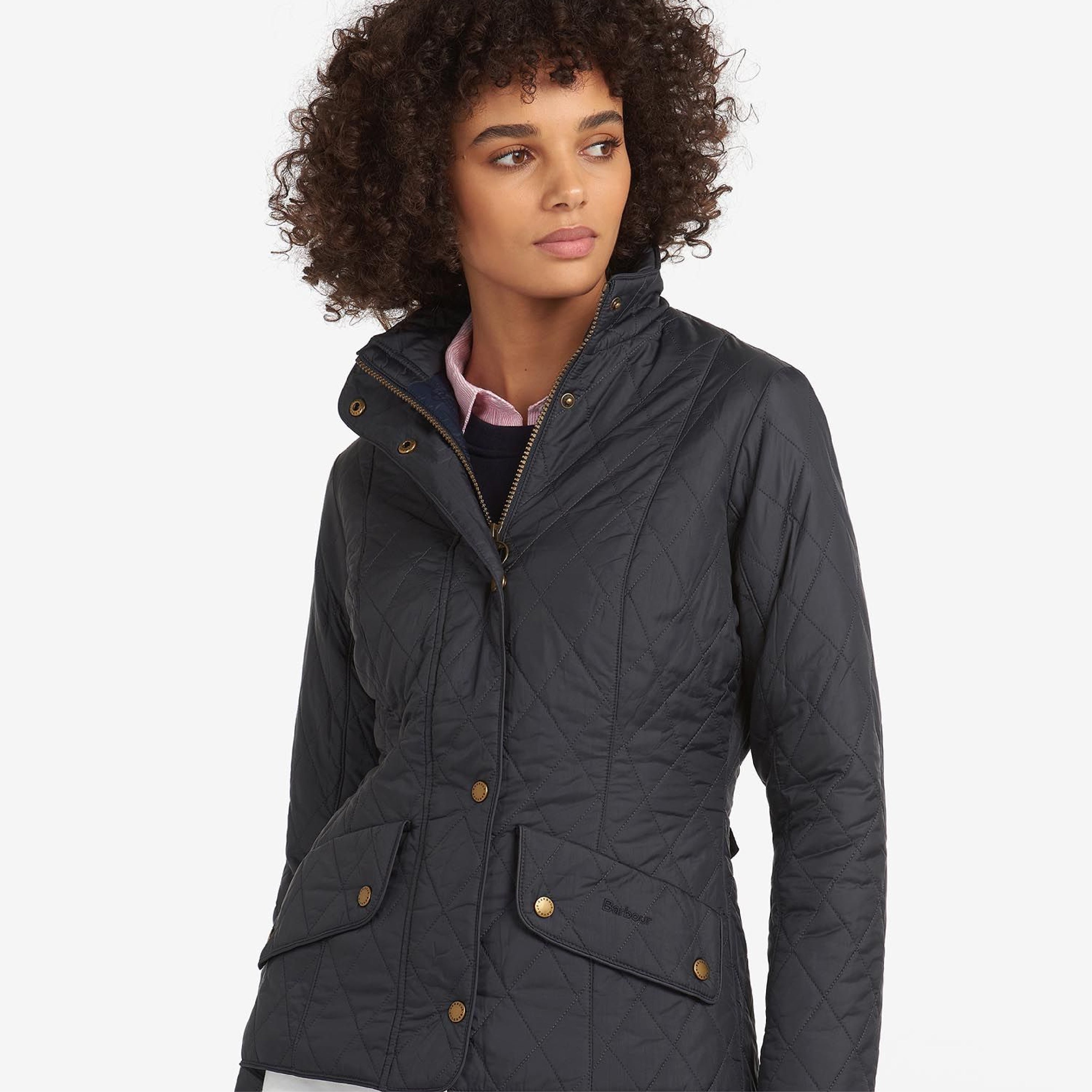 Flyweight Cavalry Quilted Jacket Navy#Color_Navy